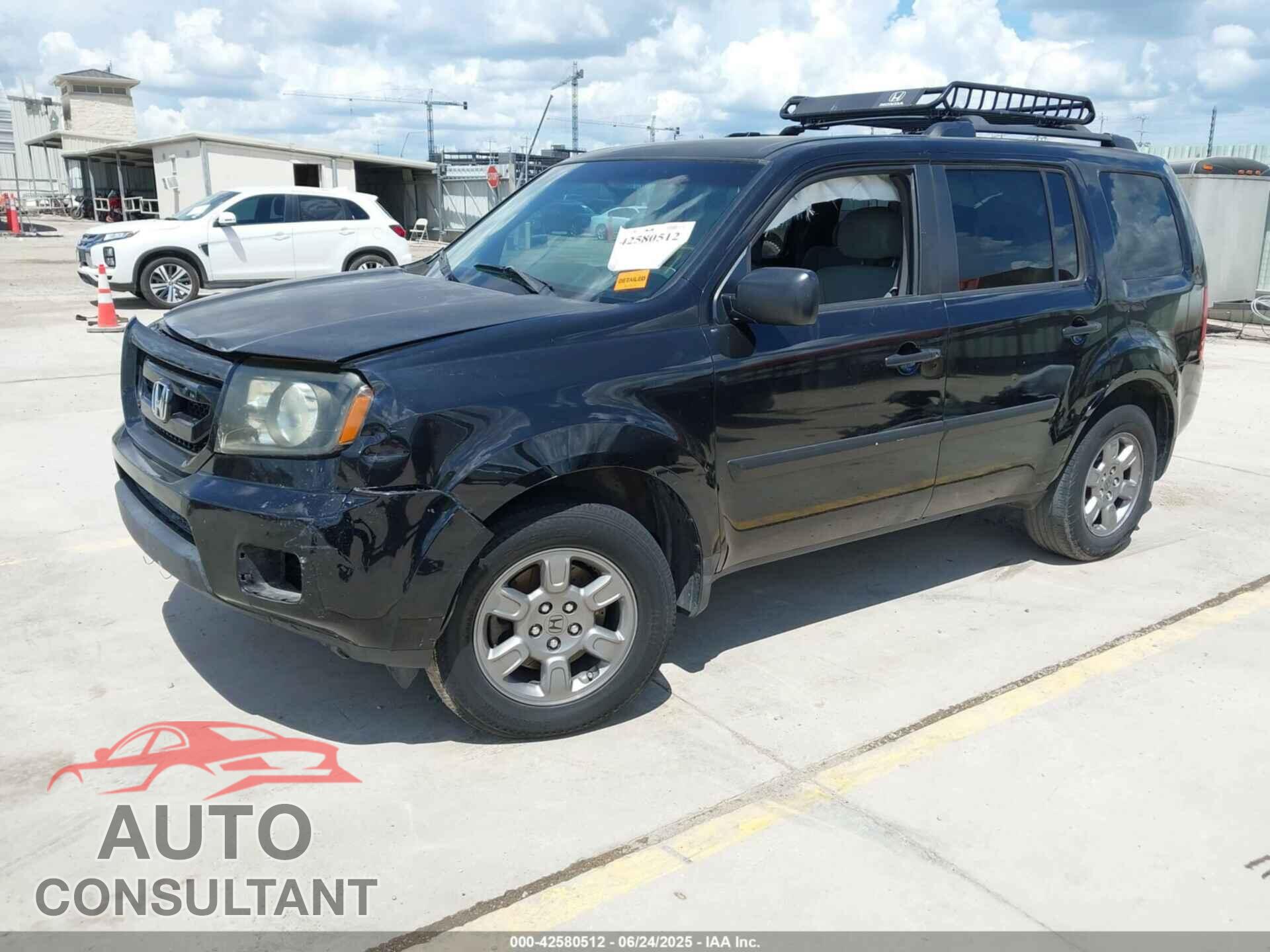 HONDA PILOT 2011 - 5FNYF3H29BB024200