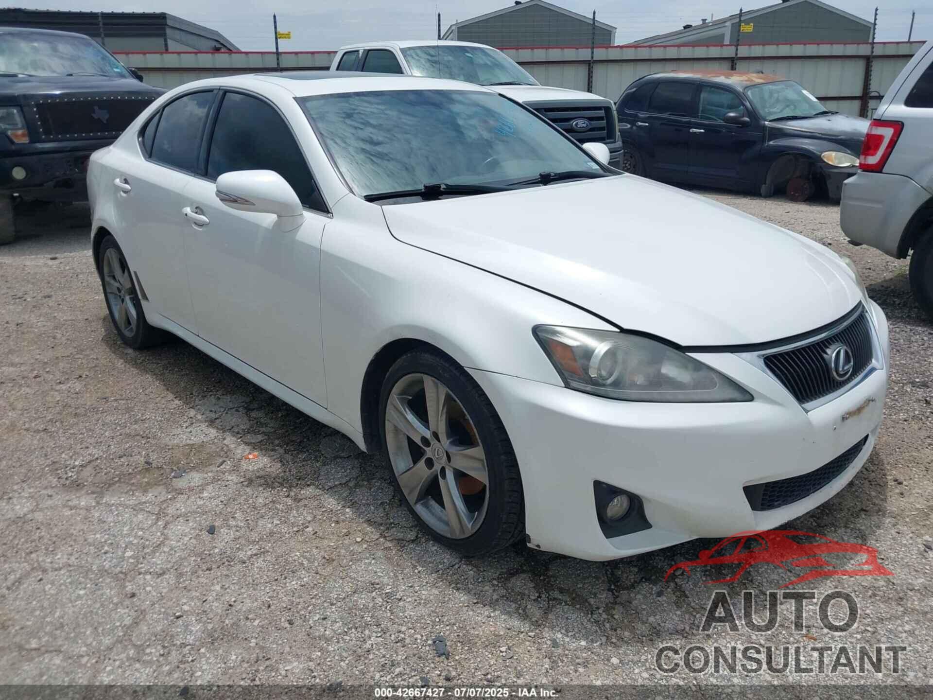 LEXUS IS 250 2012 - JTHBF5C21C5181651