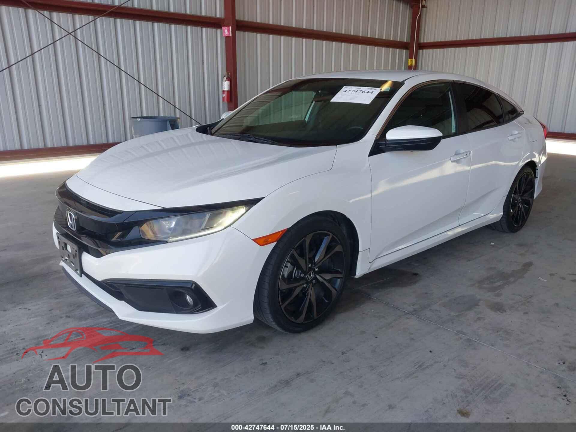 HONDA CIVIC 2019 - 2HGFC2F85KH531446