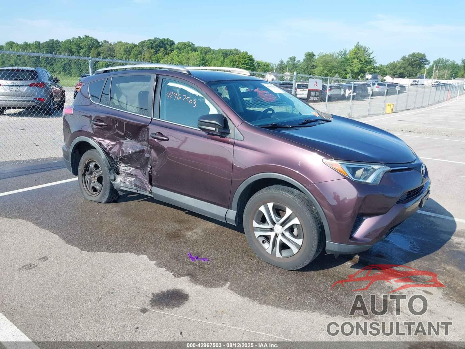 TOYOTA RAV4 2016 - 2T3ZFREV5GW248202