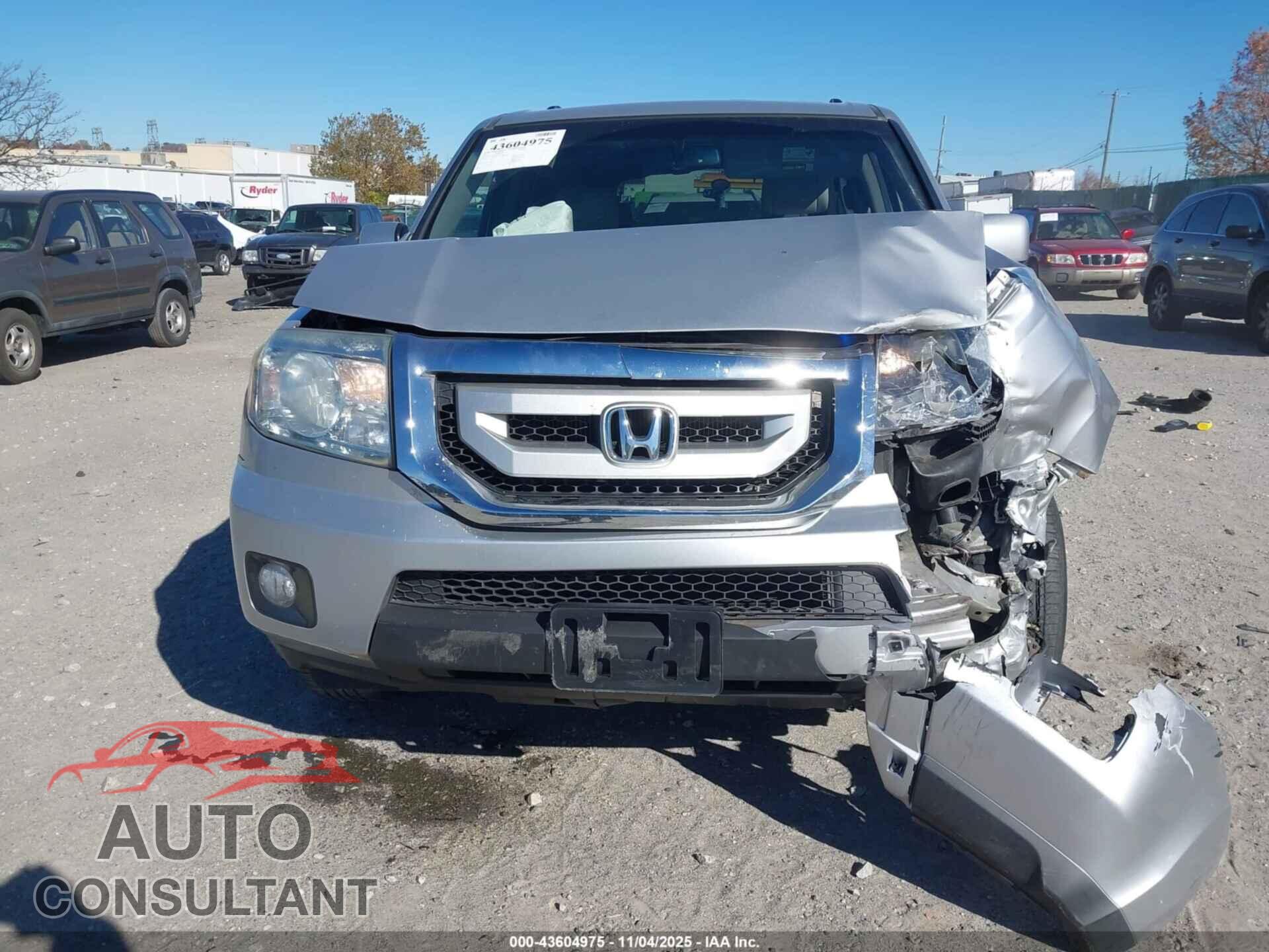 HONDA PILOT 2011 - 5FNYF4H76BB020316