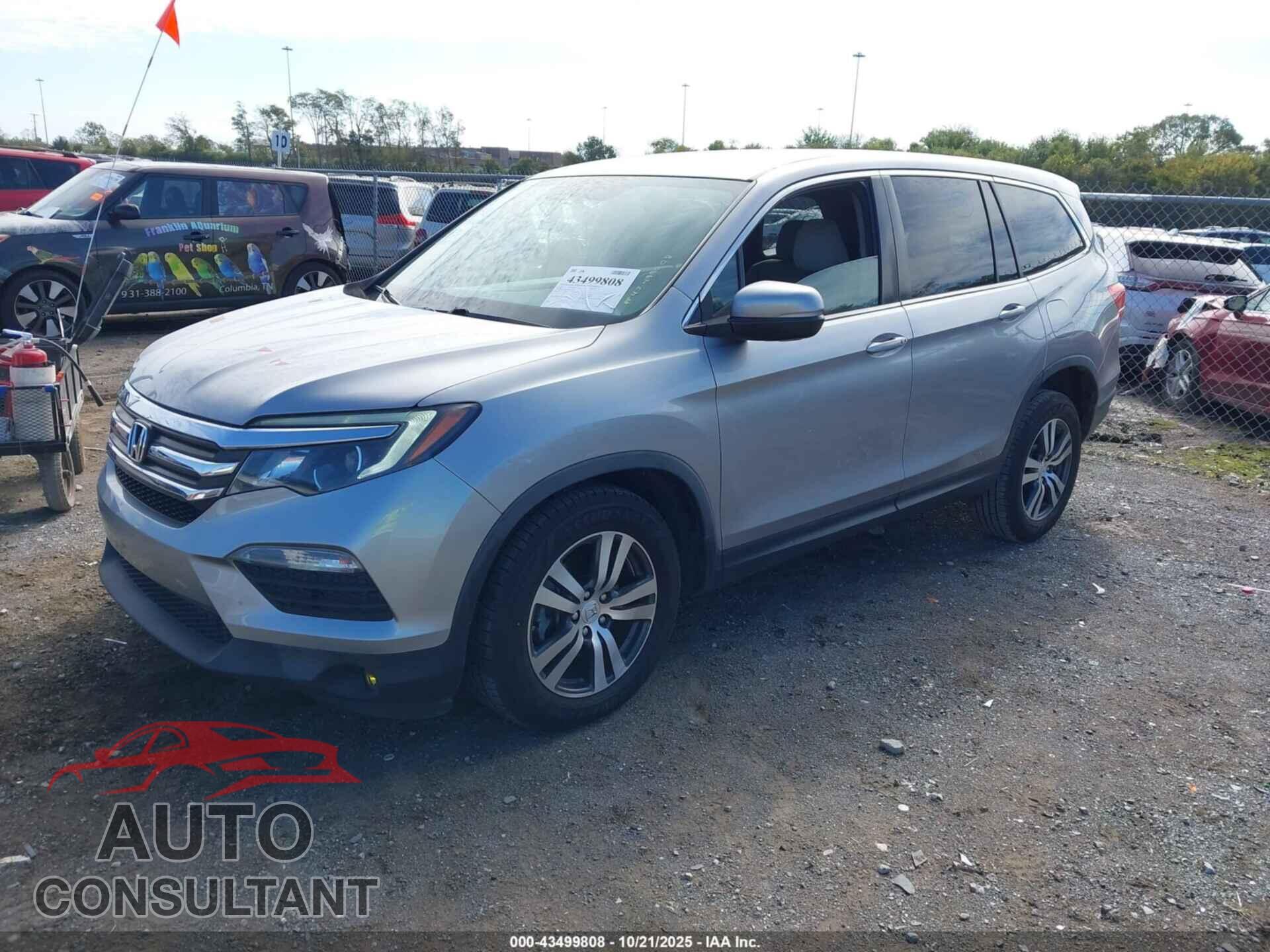 HONDA PILOT 2017 - 5FNYF5H35HB035563