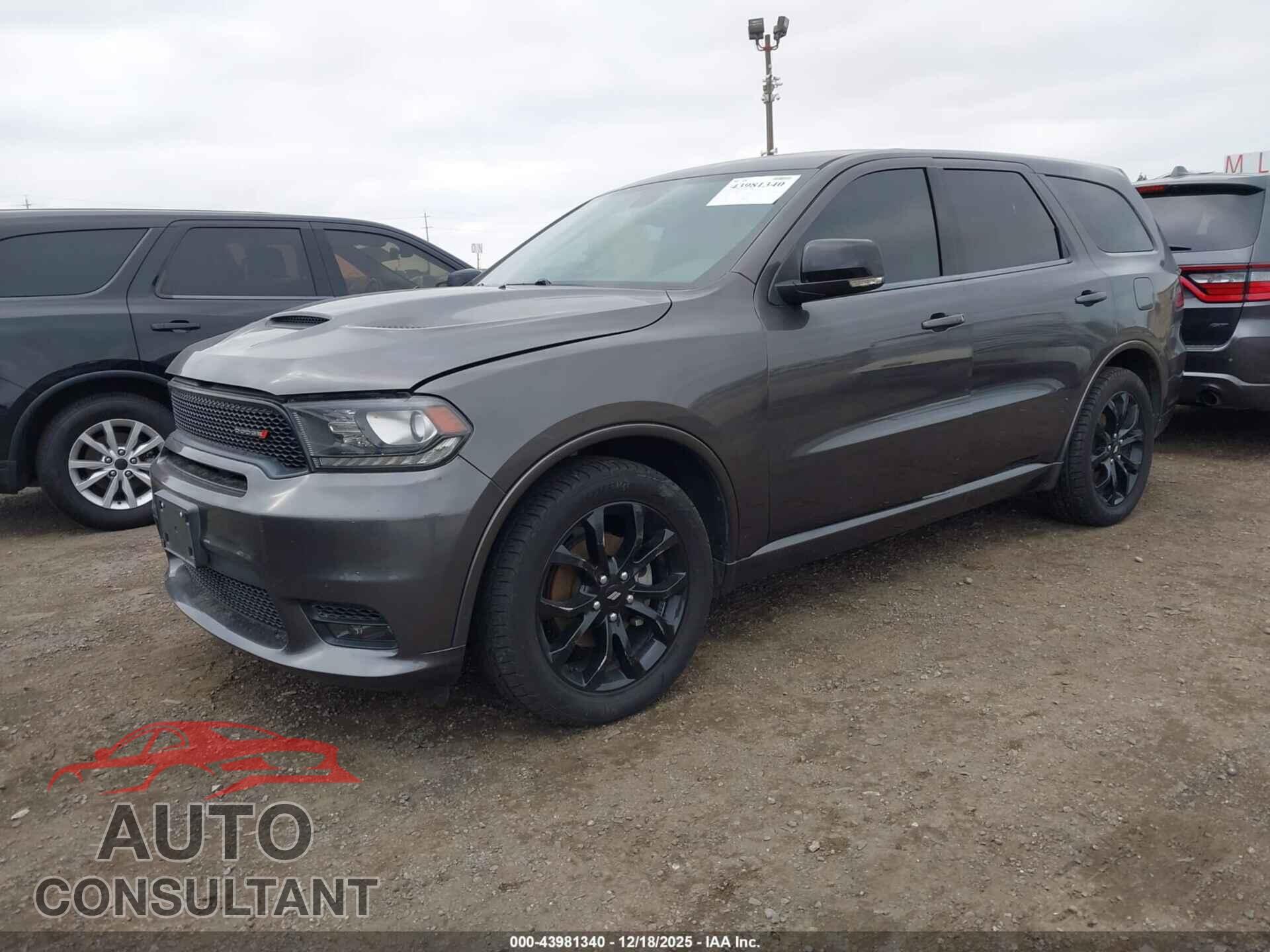 DODGE DURANGO 2019 - 1C4RDHDG4KC839619