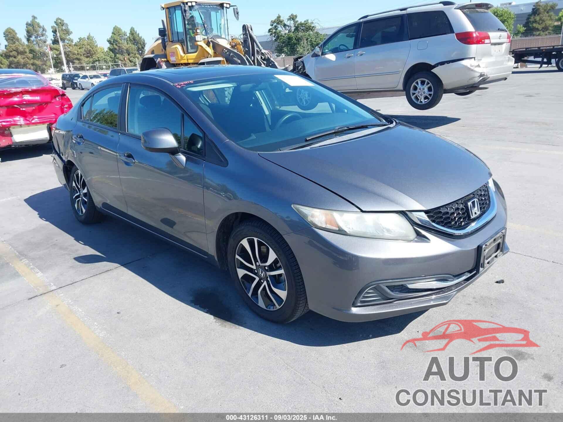 HONDA CIVIC 2013 - 19XFB2F8XDE224516
