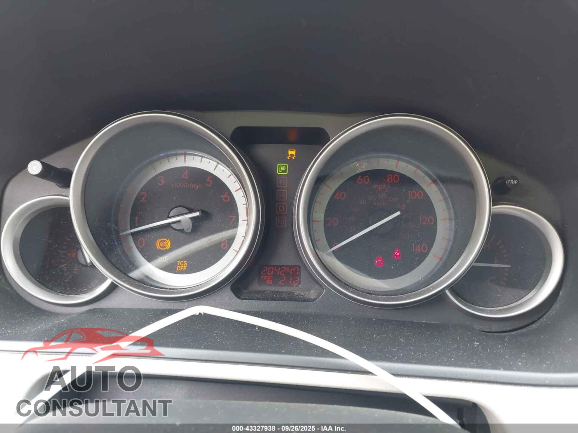 MAZDA CX-9 2011 - JM3TB2DA1B0322033