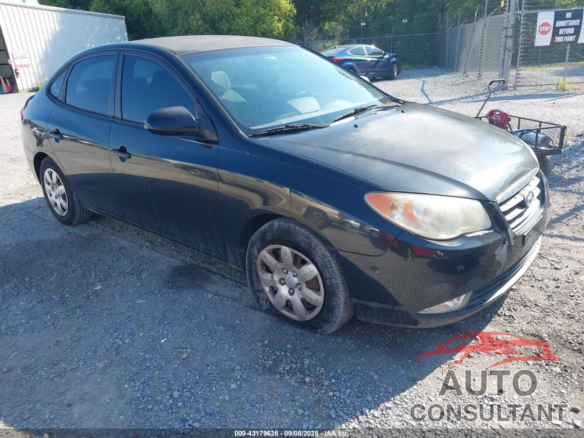 HYUNDAI ELANTRA 2009 - KMHDU46D79U614911