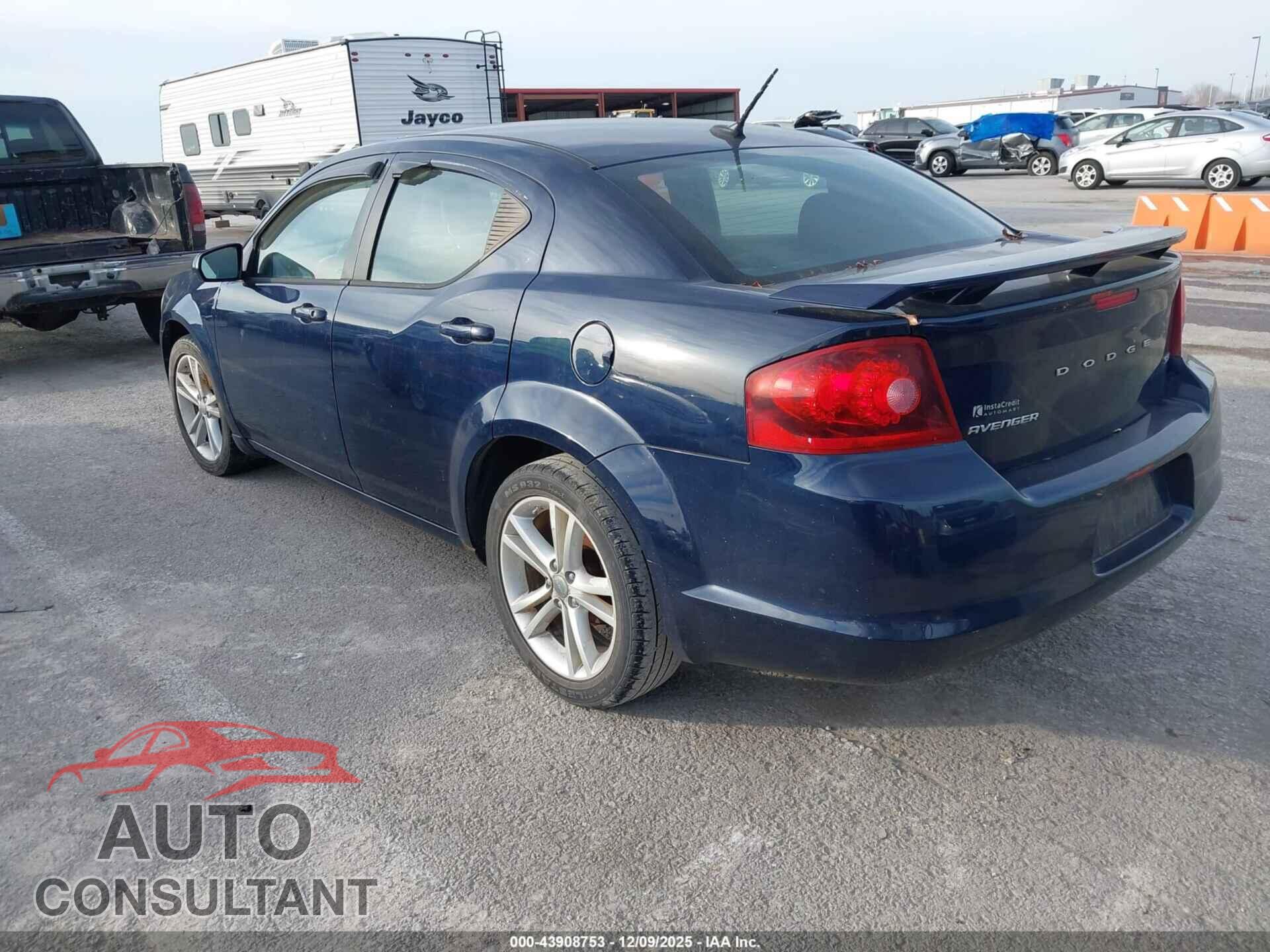 DODGE AVENGER 2013 - 1C3CDZCB6DN693317