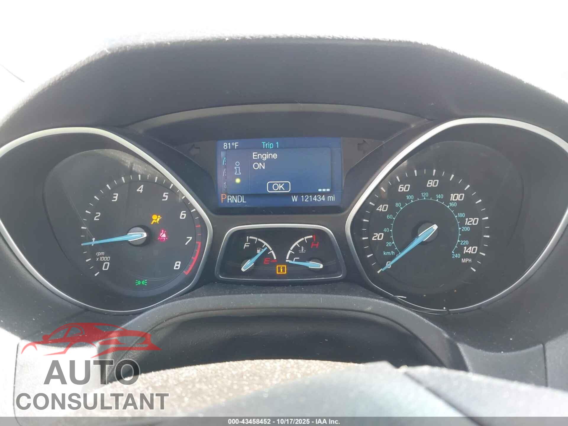 FORD FOCUS 2014 - 1FADP3F24EL379958