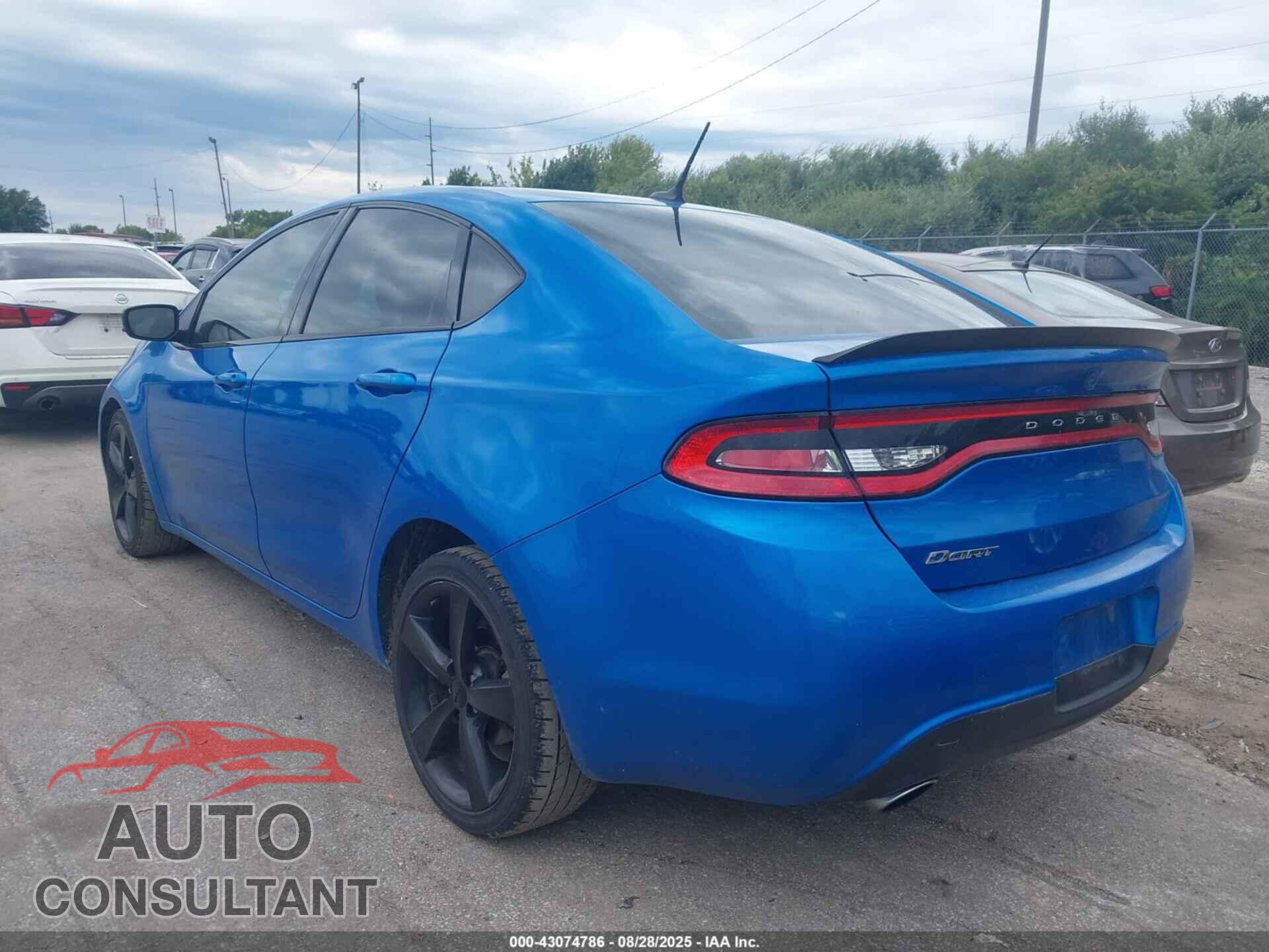 DODGE DART 2015 - 1C3CDFBB1FD266636