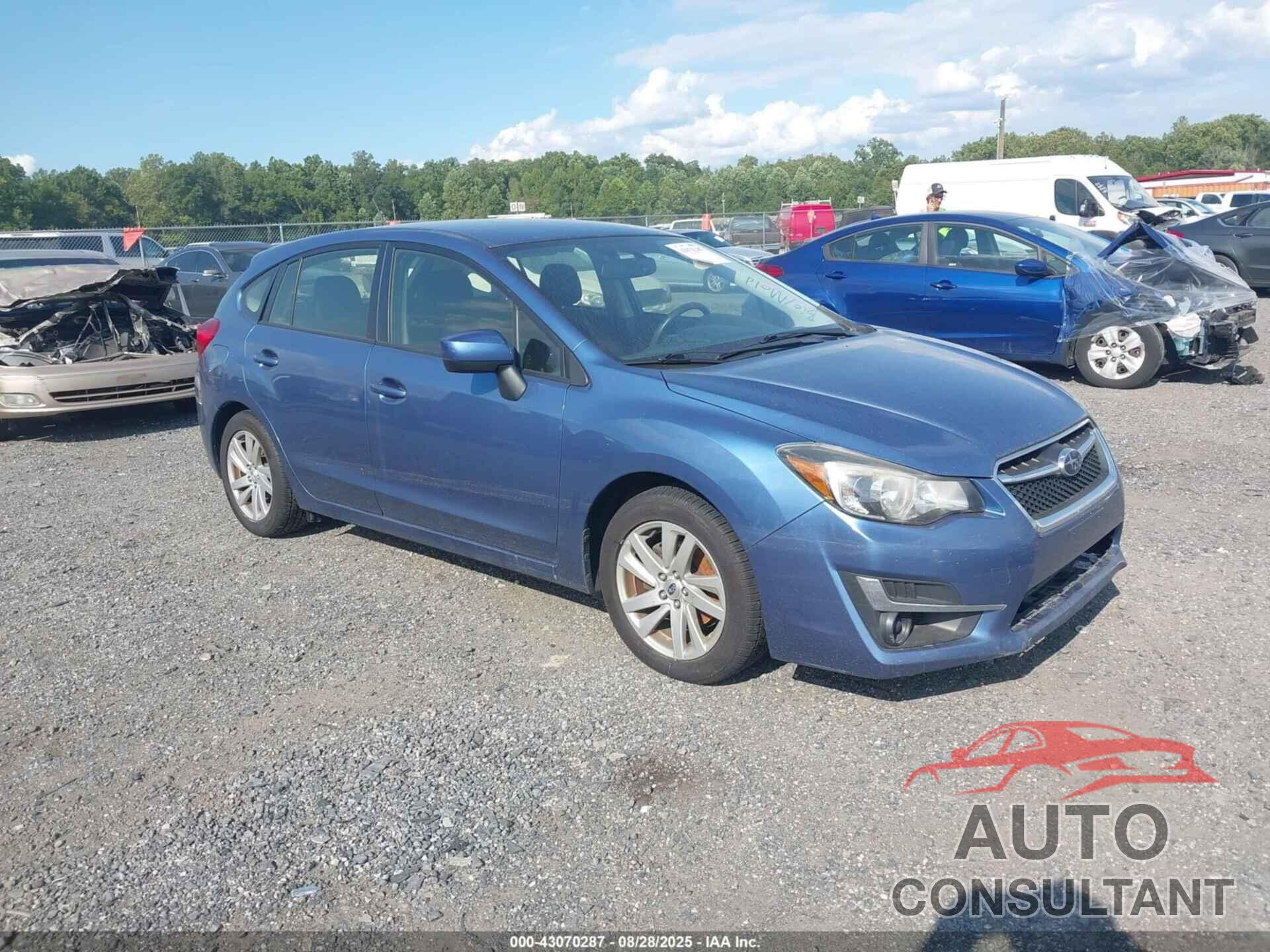 SUBARU IMPREZA 2016 - JF1GPAB61G8210562