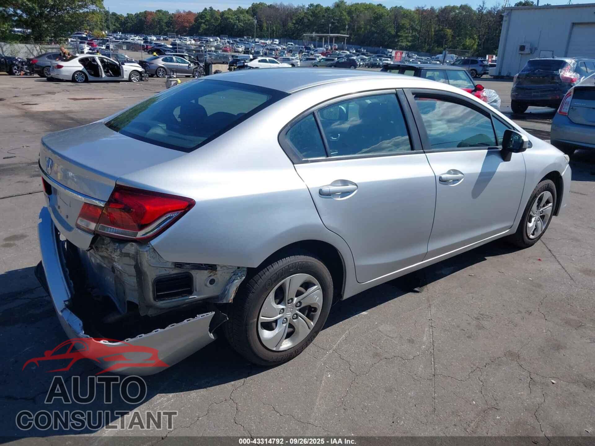 HONDA CIVIC 2015 - 19XFB2F53FE277633