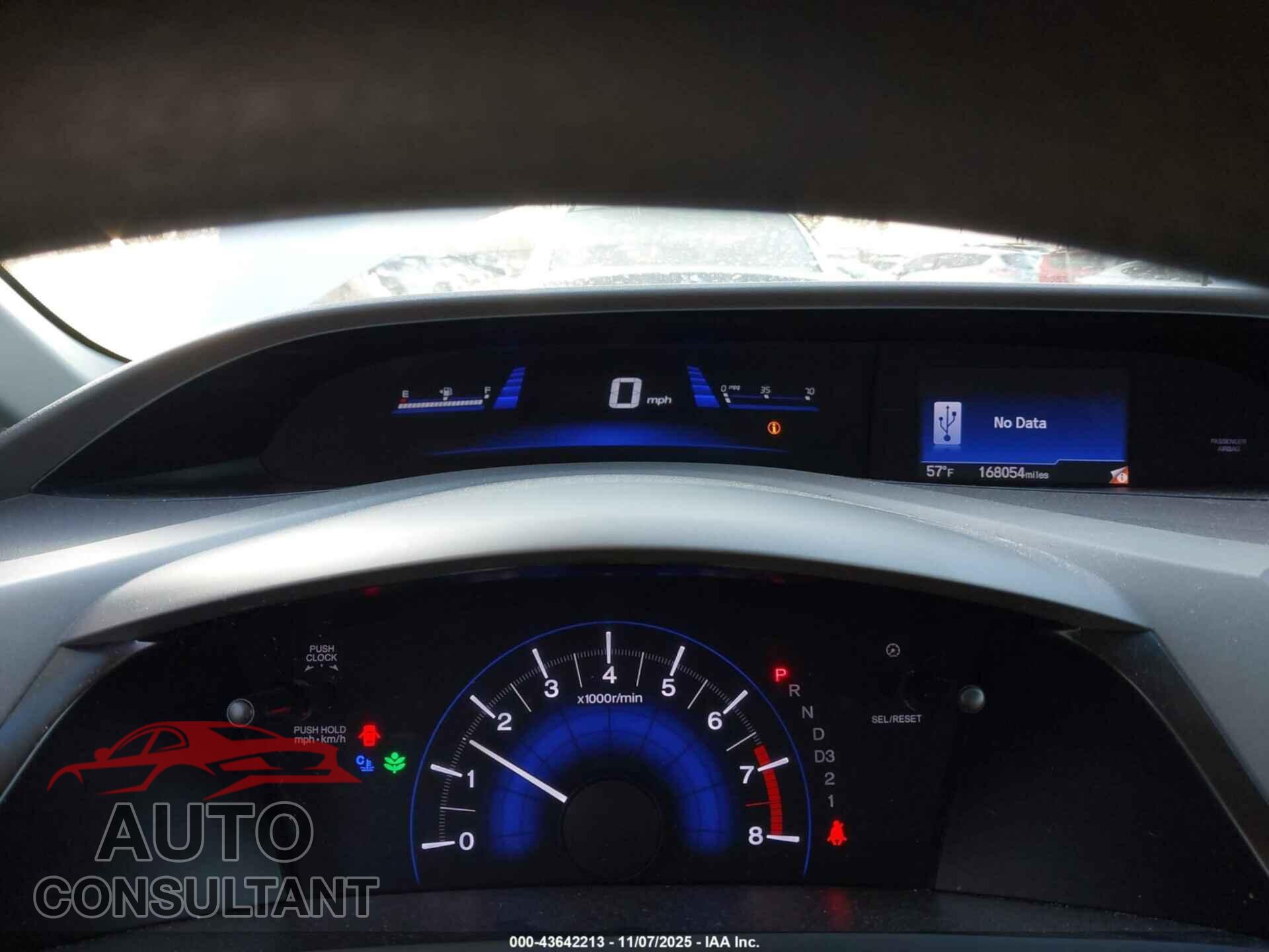 HONDA CIVIC 2012 - 19XFB2F81CE311042