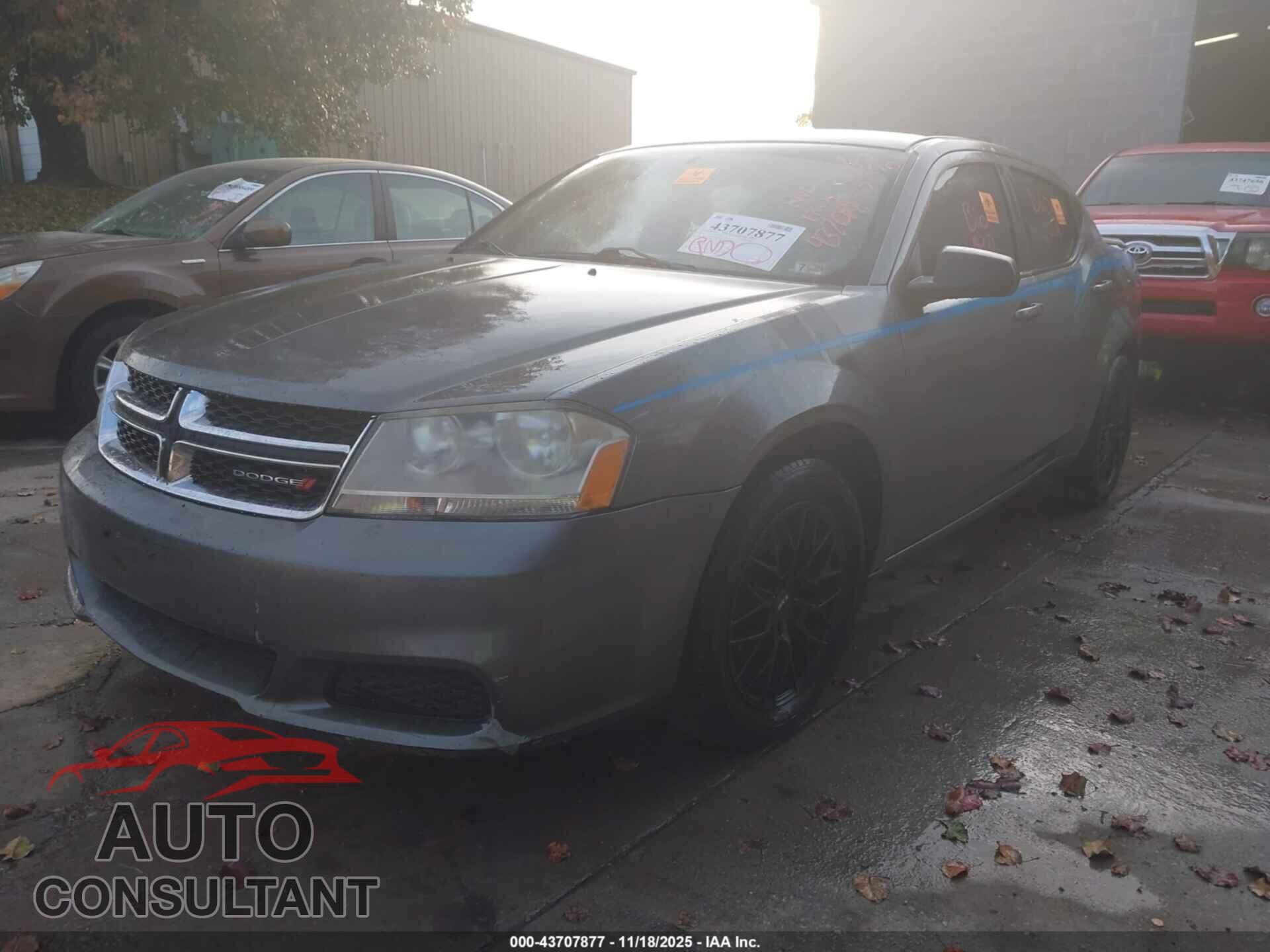 DODGE AVENGER 2013 - 1C3CDZAB6DN628695