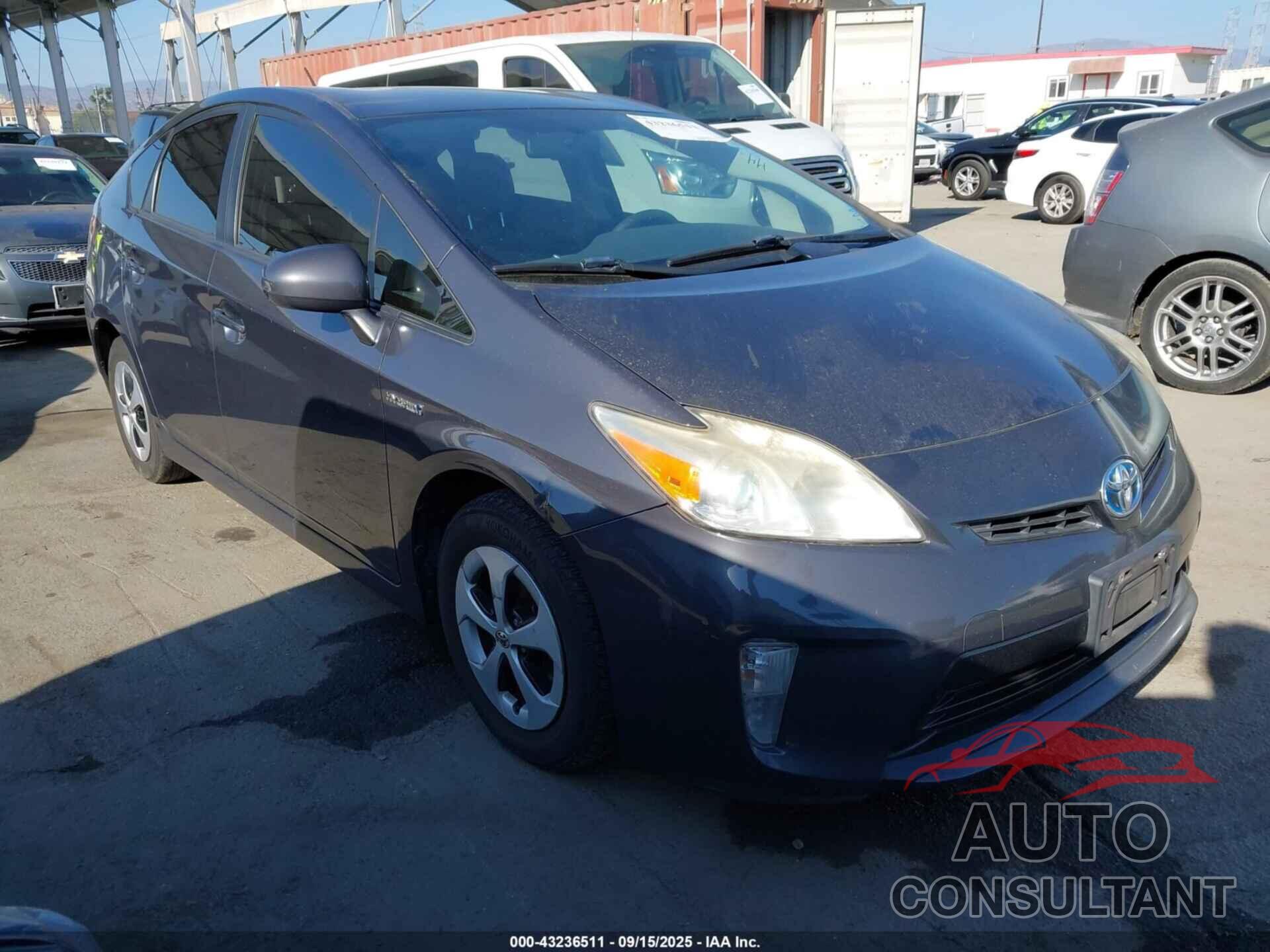 TOYOTA PRIUS 2013 - JTDKN3DU7D1675708