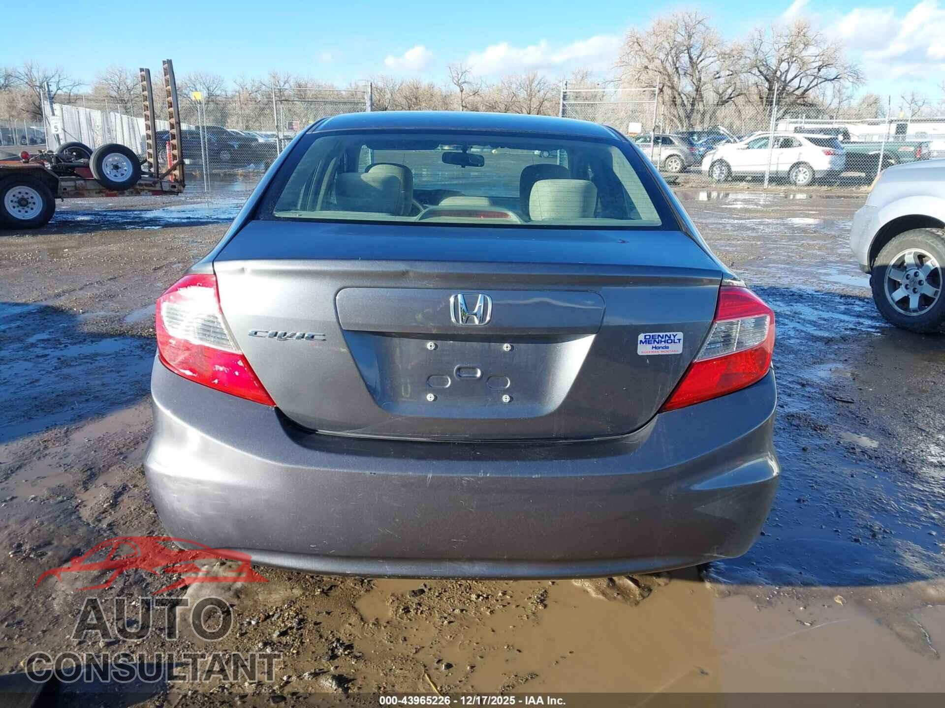 HONDA CIVIC 2012 - 19XFB2F5XCE094161