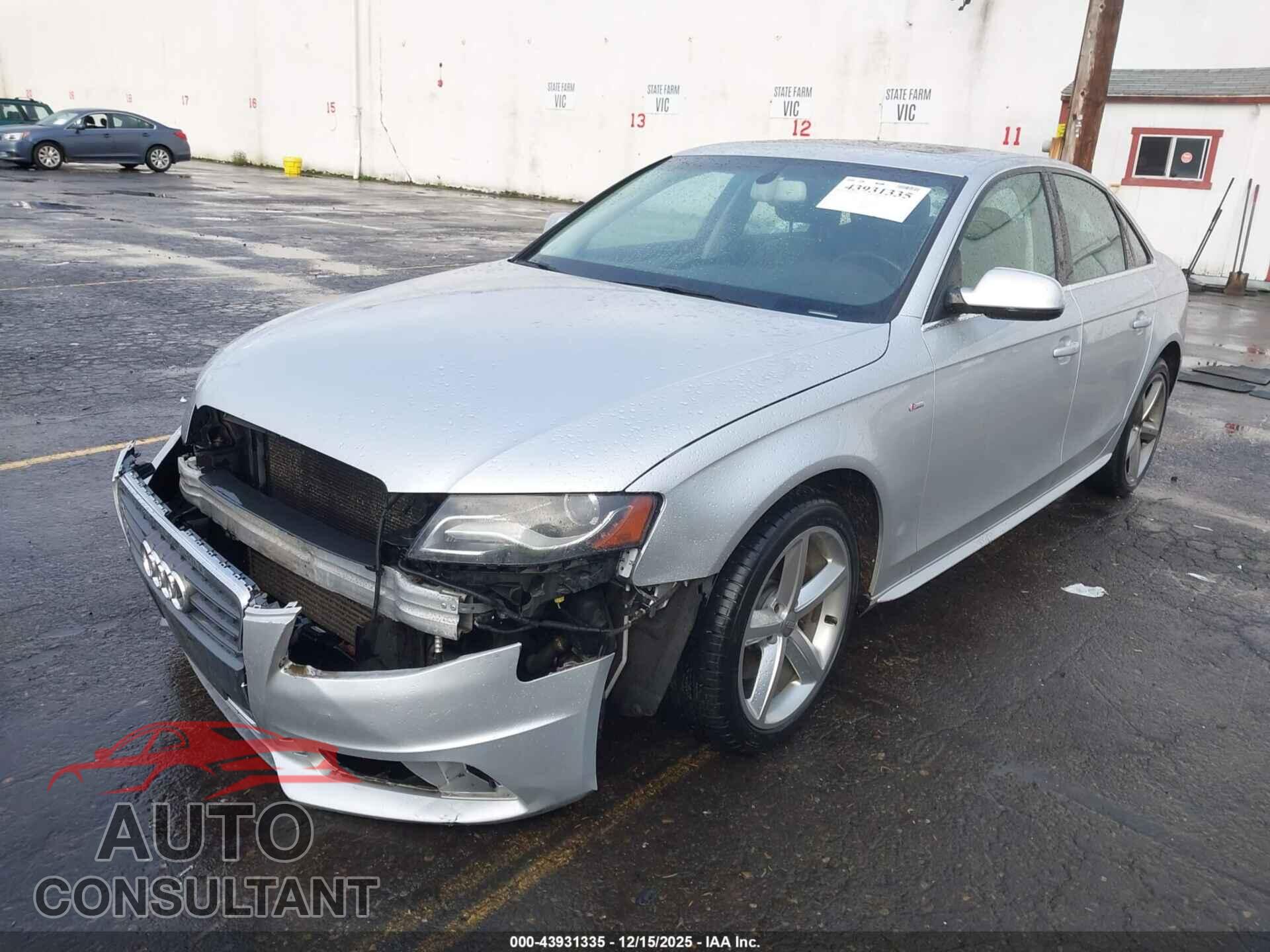 AUDI A4 2012 - WAUFFAFL0CN017286