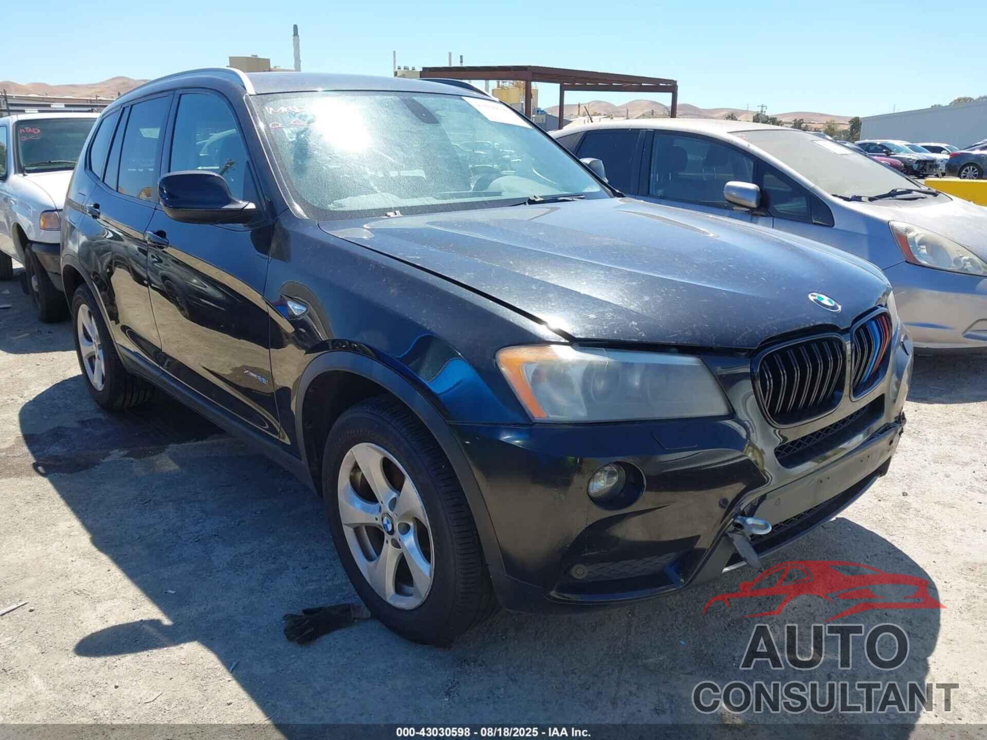 BMW X3 2011 - 5UXWX5C58BLK59197