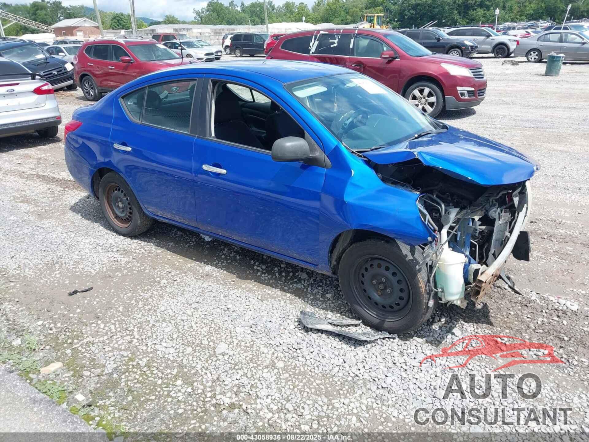 NISSAN VERSA 2012 - 3N1CN7APXCL825217