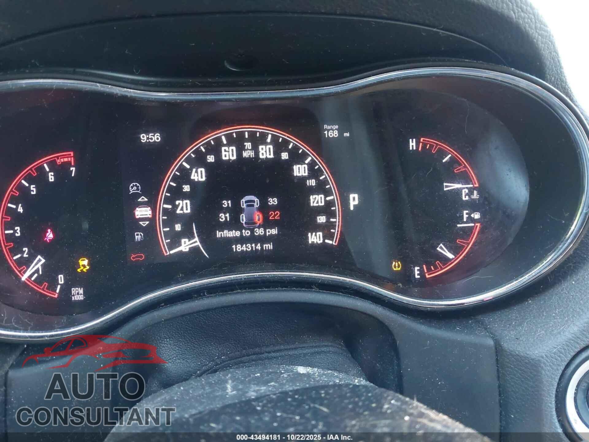 DODGE DURANGO 2016 - 1C4RDJDG6GC433114