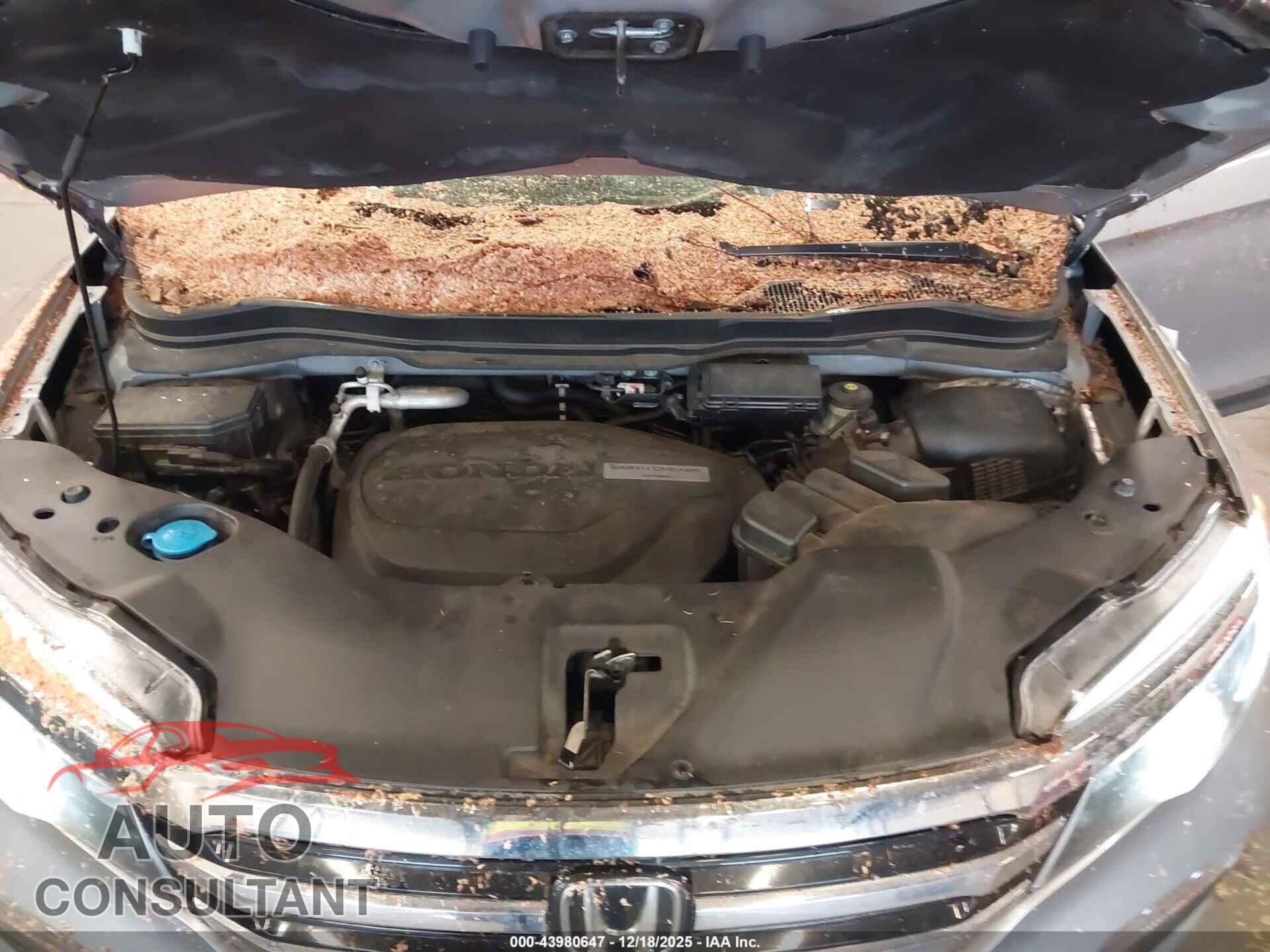 HONDA PILOT 2017 - 5FNYF6H02HB044183