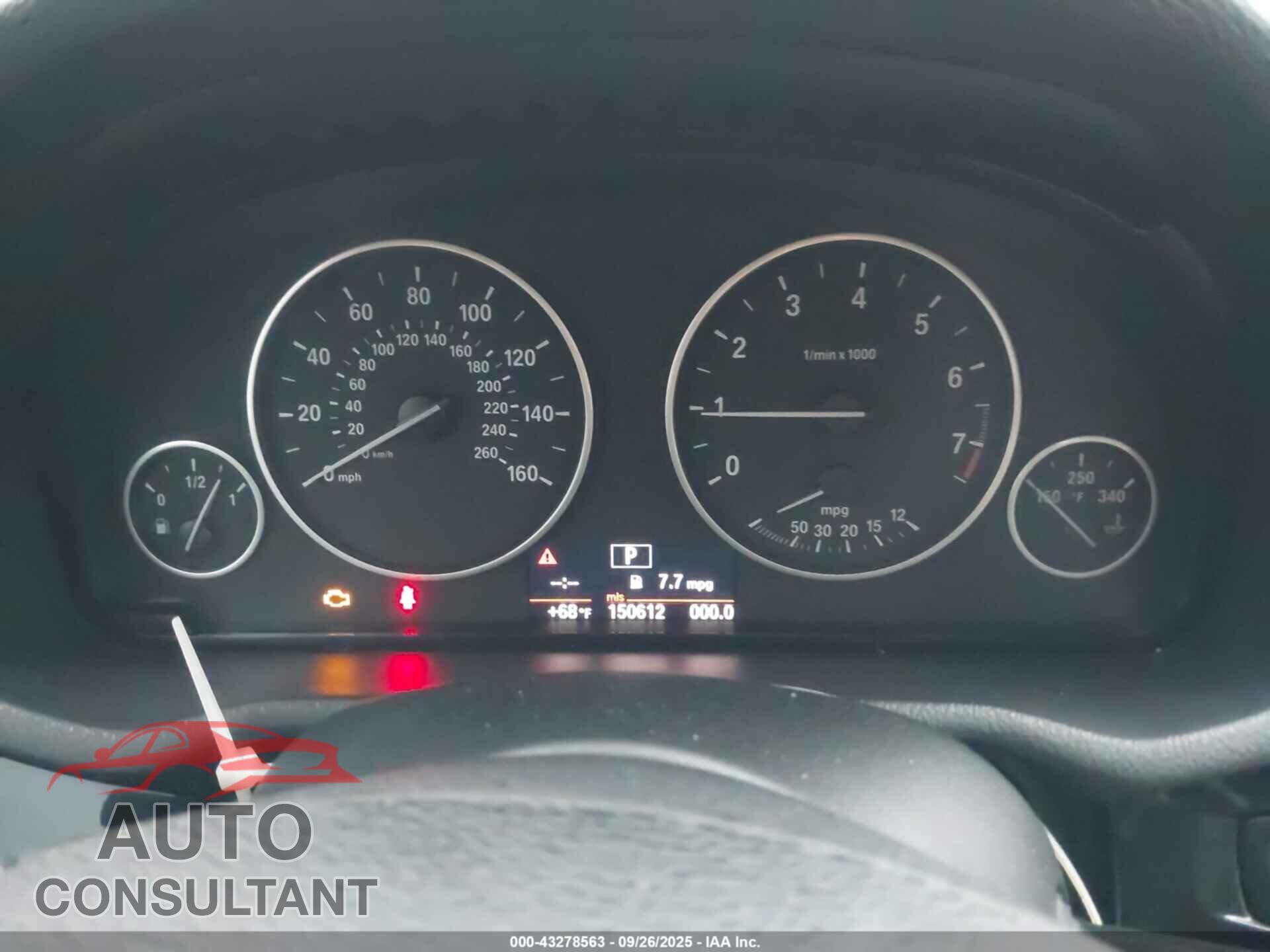 BMW X3 2012 - 5UXWX5C54CL726357
