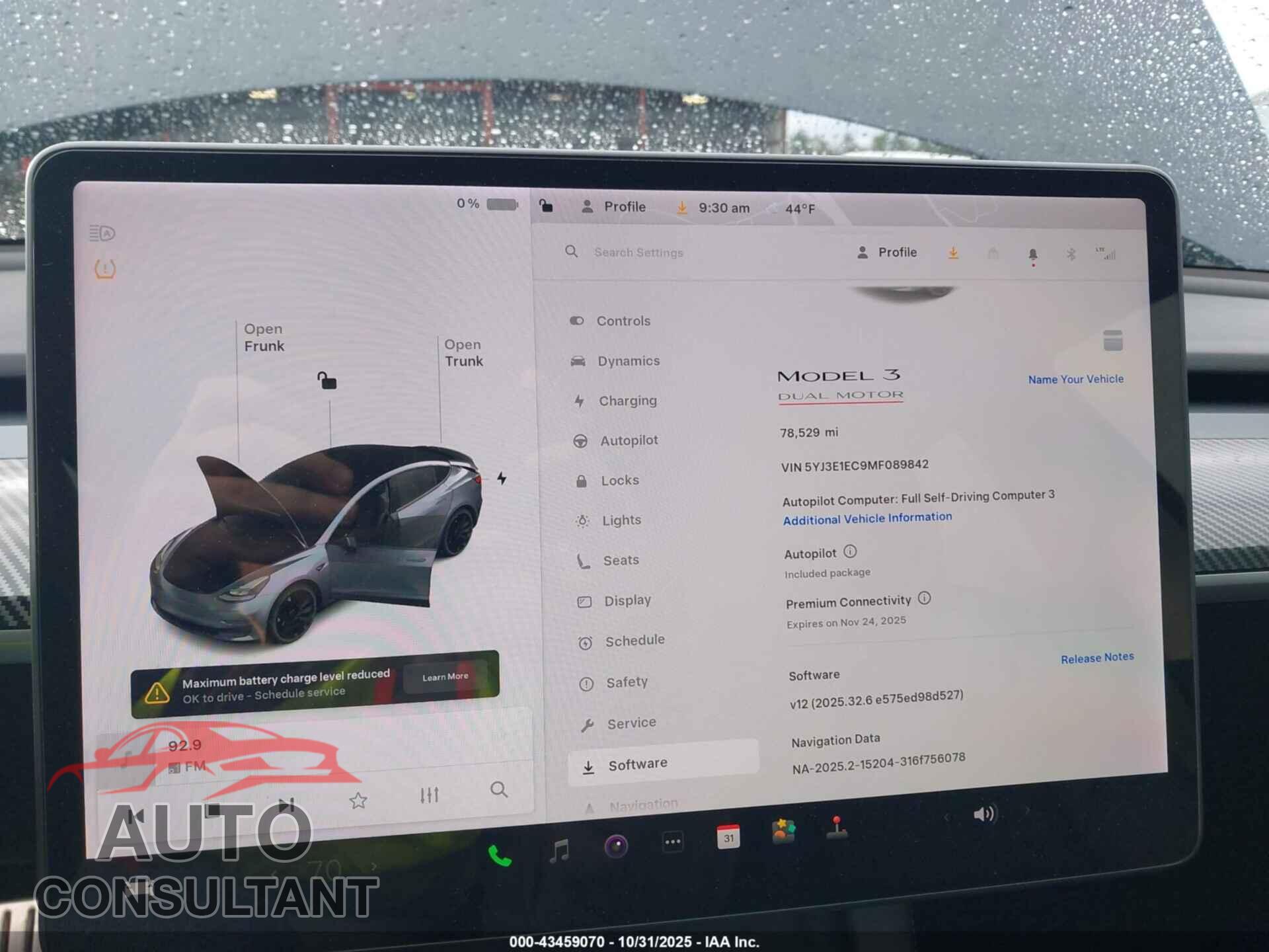 TESLA MODEL 3 2021 - 5YJ3E1EC9MF089842