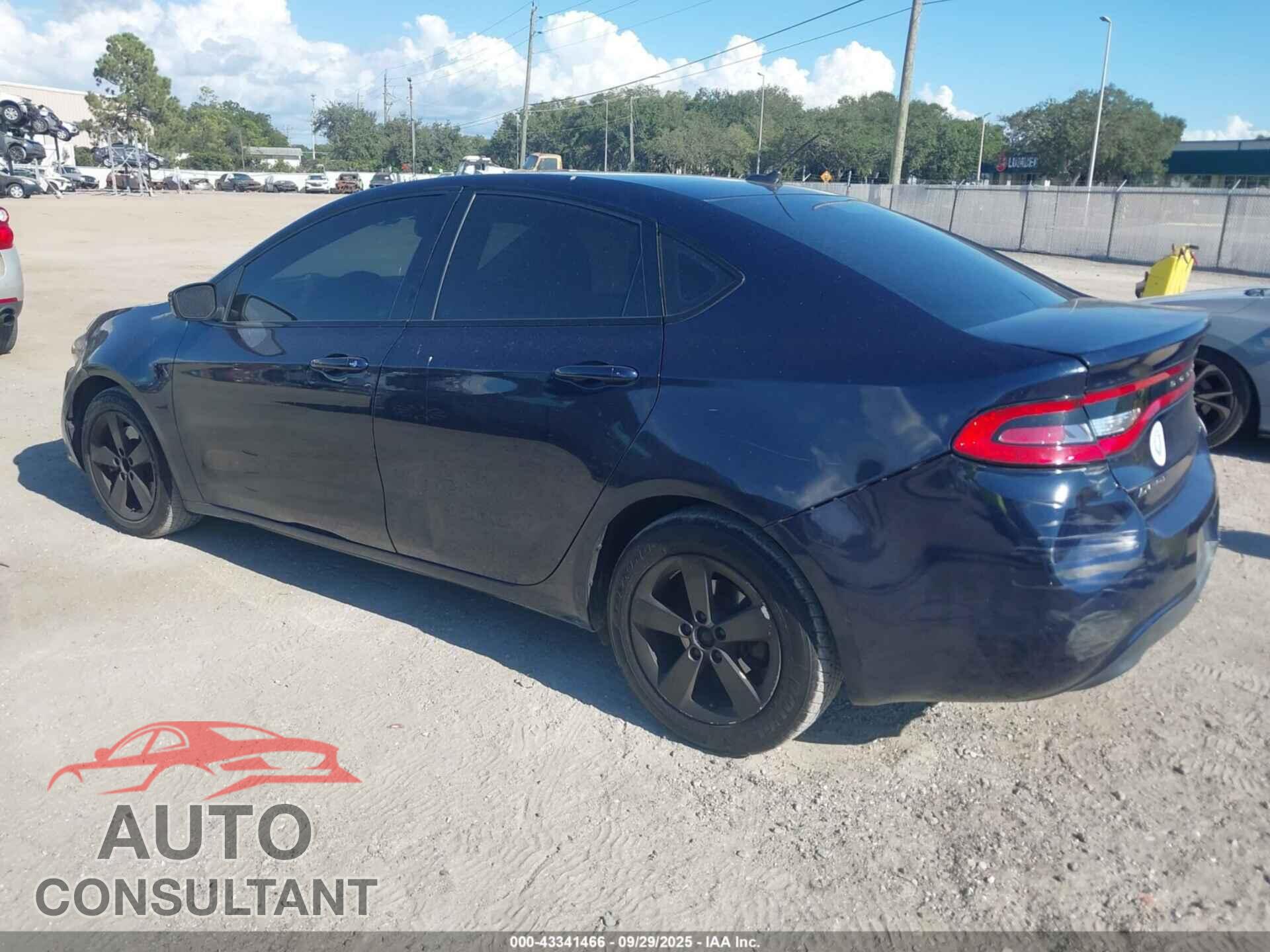 DODGE DART 2015 - 1C3CDFBB1FD306455