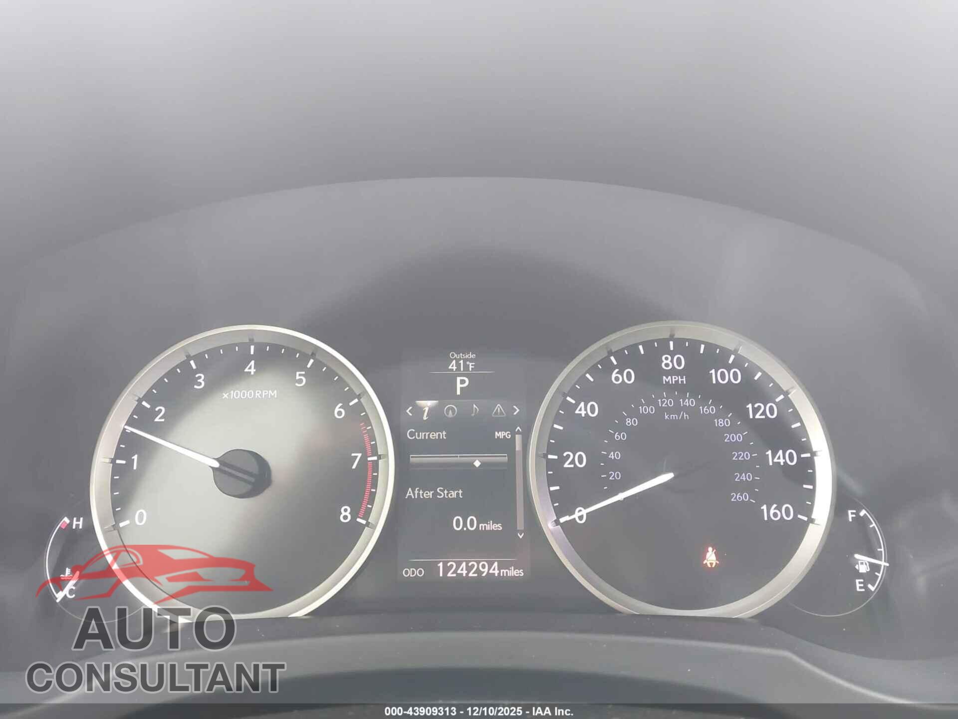 LEXUS IS 250 2014 - JTHBF1D20E5020864