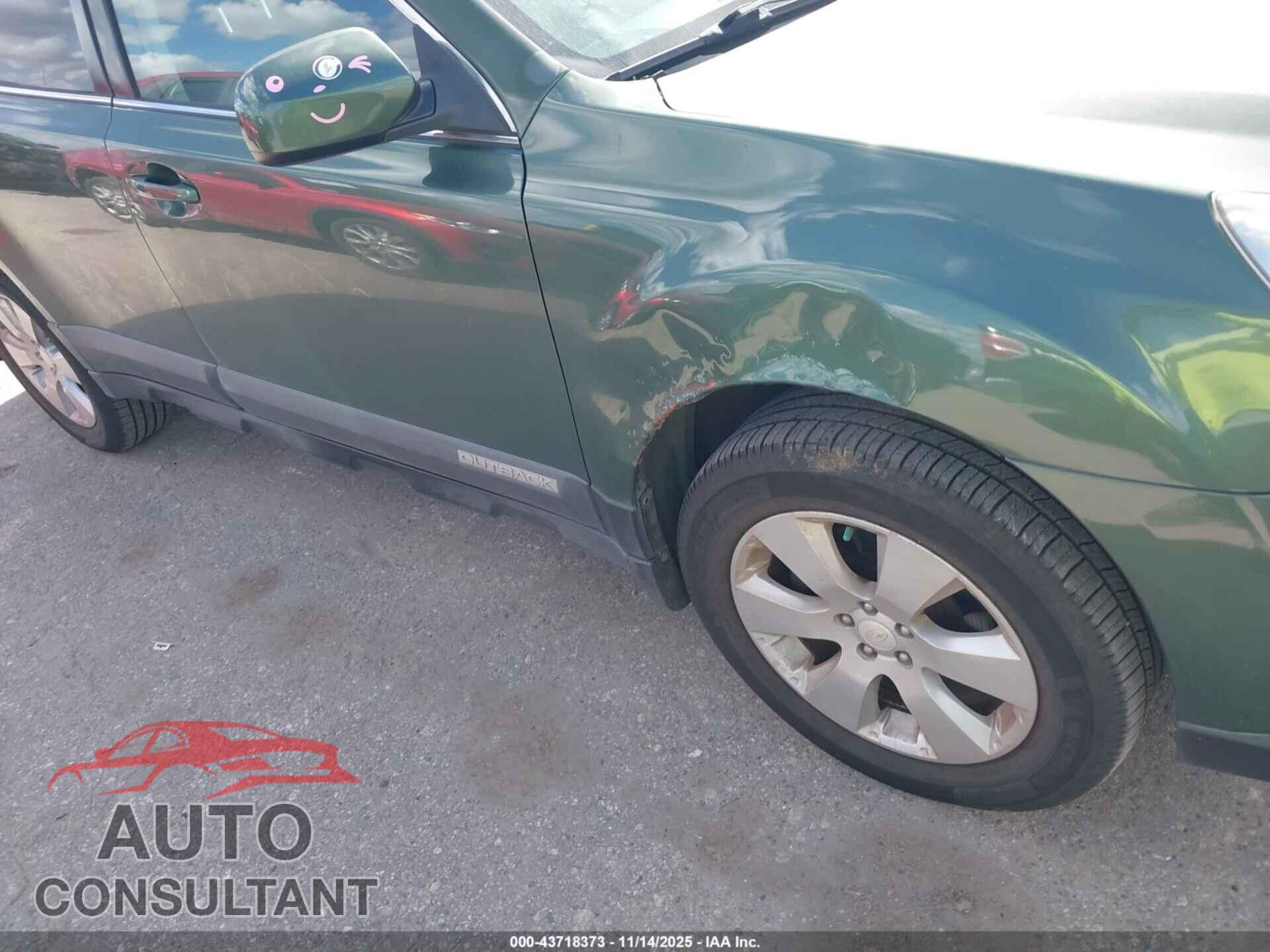 SUBARU OUTBACK 2012 - 4S4BRCCC0C3245577