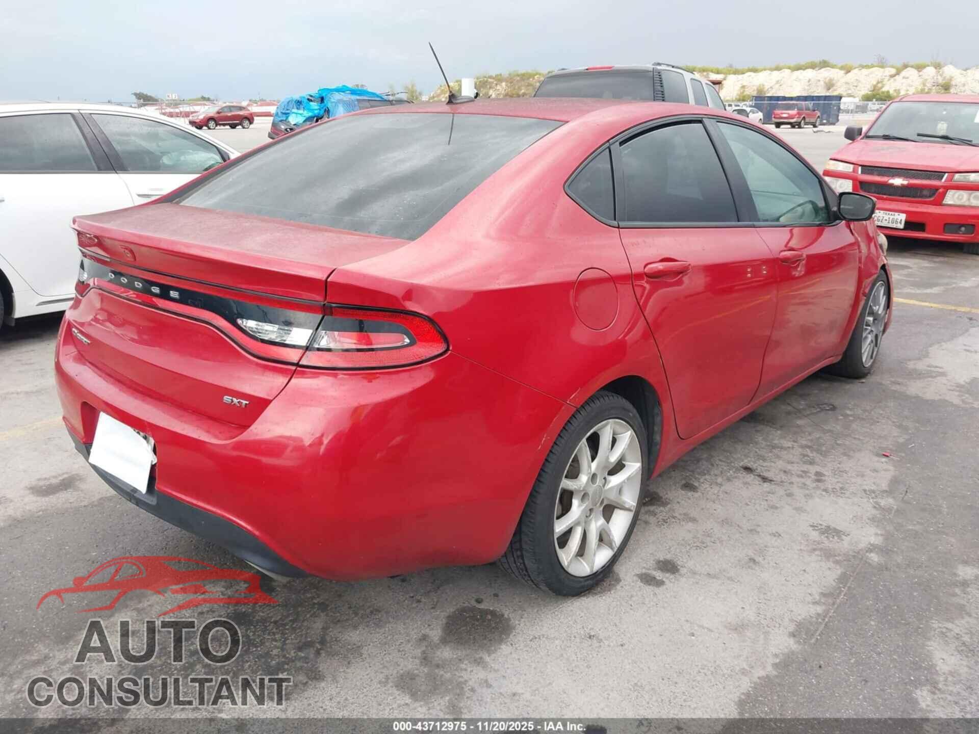 DODGE DART 2013 - 1C3CDFBA5DD342556