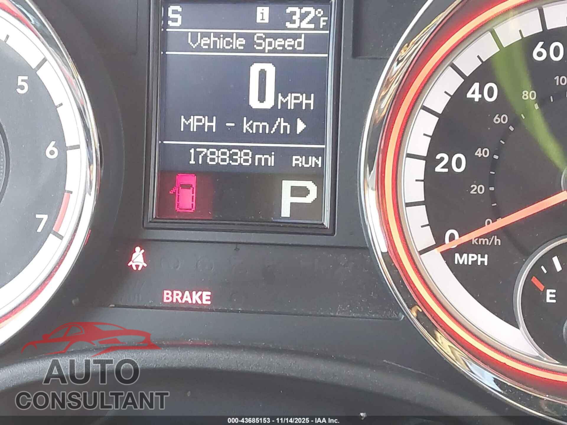 DODGE DURANGO 2012 - 1C4RDJEG6CC322345
