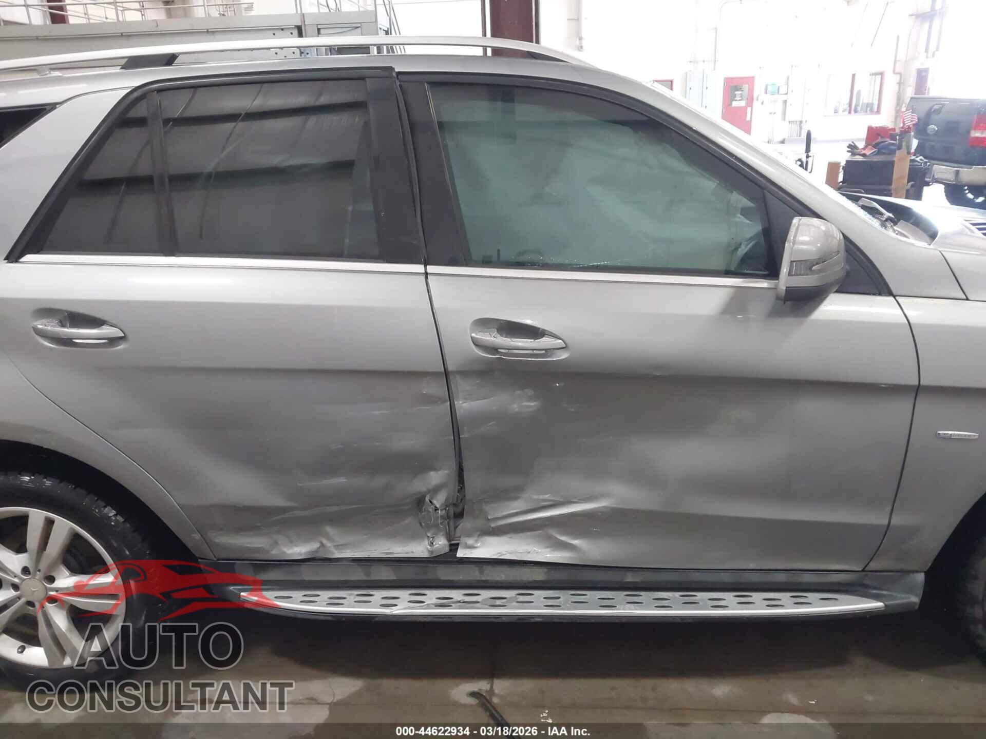MERCEDES-BENZ ML 350 BLUETEC 2012 - 4JGDA2EB3CA033749