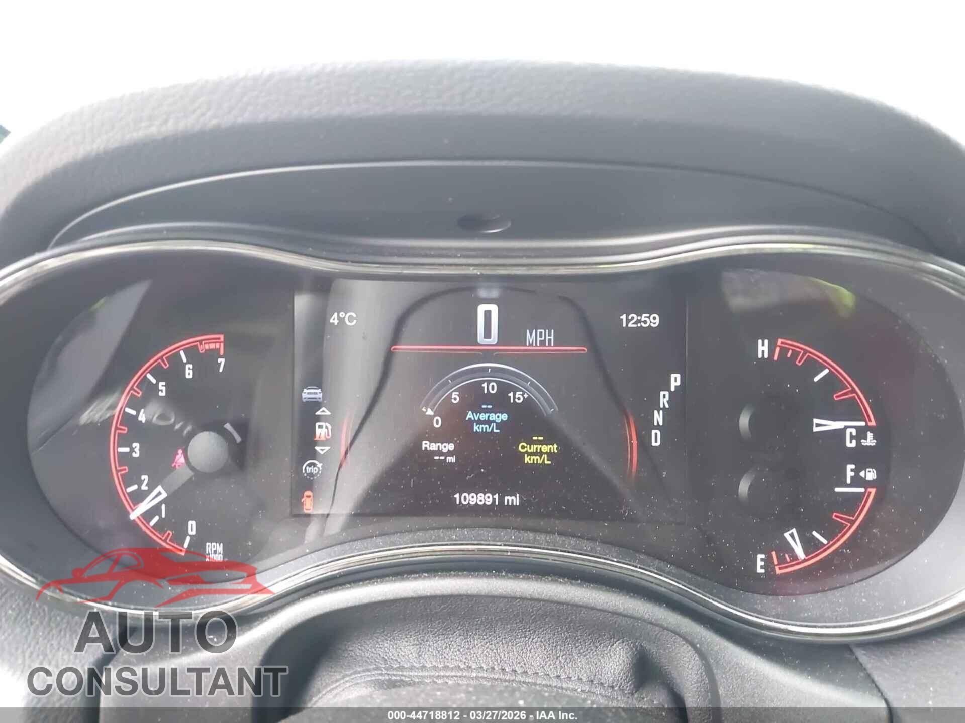 DODGE DURANGO 2019 - 1C4RDJDG4KC651769