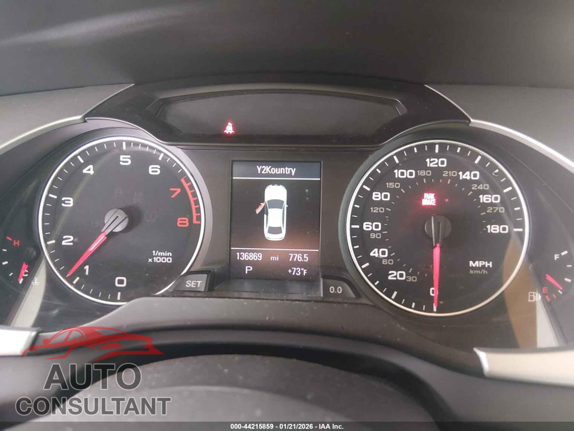 AUDI A4 2012 - WAUEFAFL2CA119370