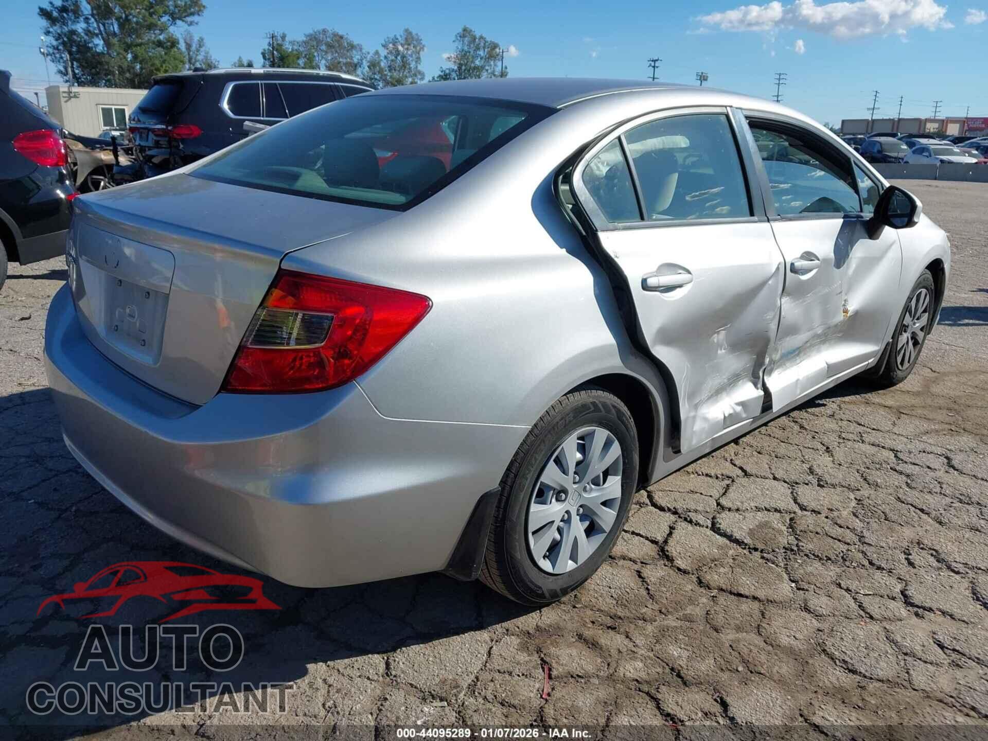 HONDA CIVIC 2012 - 19XFB2F52CE380005