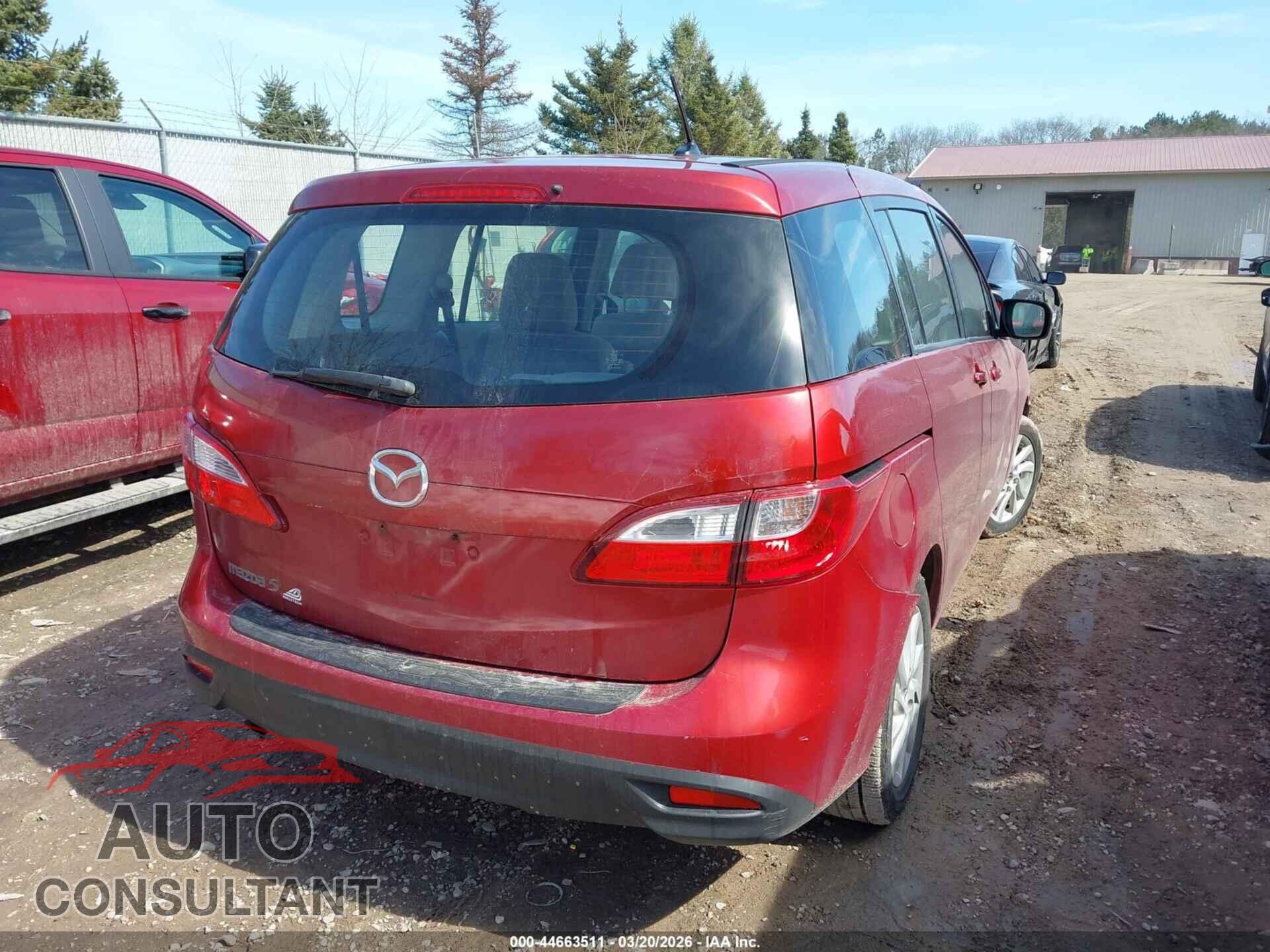 MAZDA MAZDA5 2013 - JM1CW2BL4D0156708