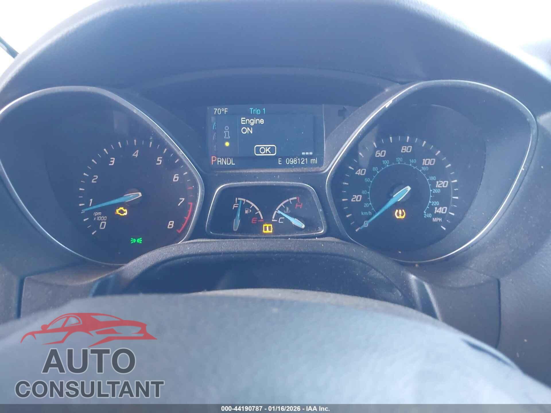 FORD FOCUS 2014 - 1FADP3F25EL442372