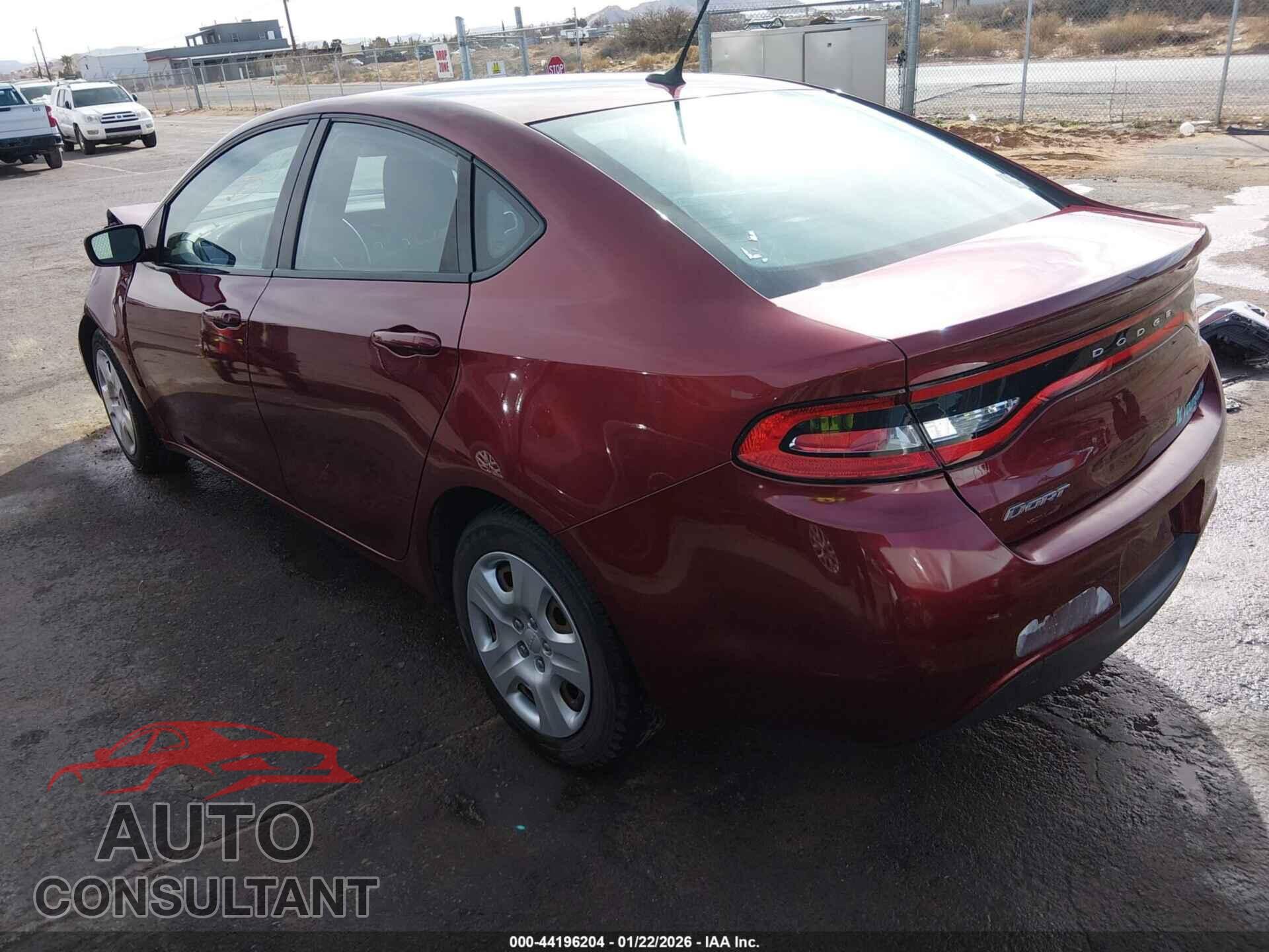 DODGE DART 2015 - 1C3CDFAA7FD242320