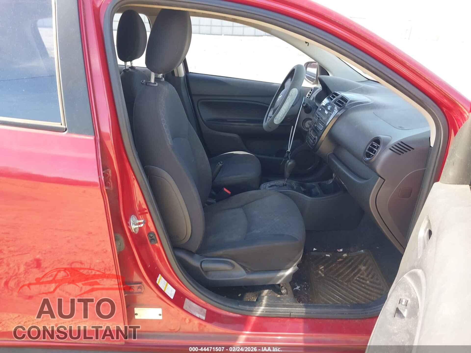MITSUBISHI MIRAGE 2014 - ML32A3HJ4EH025337