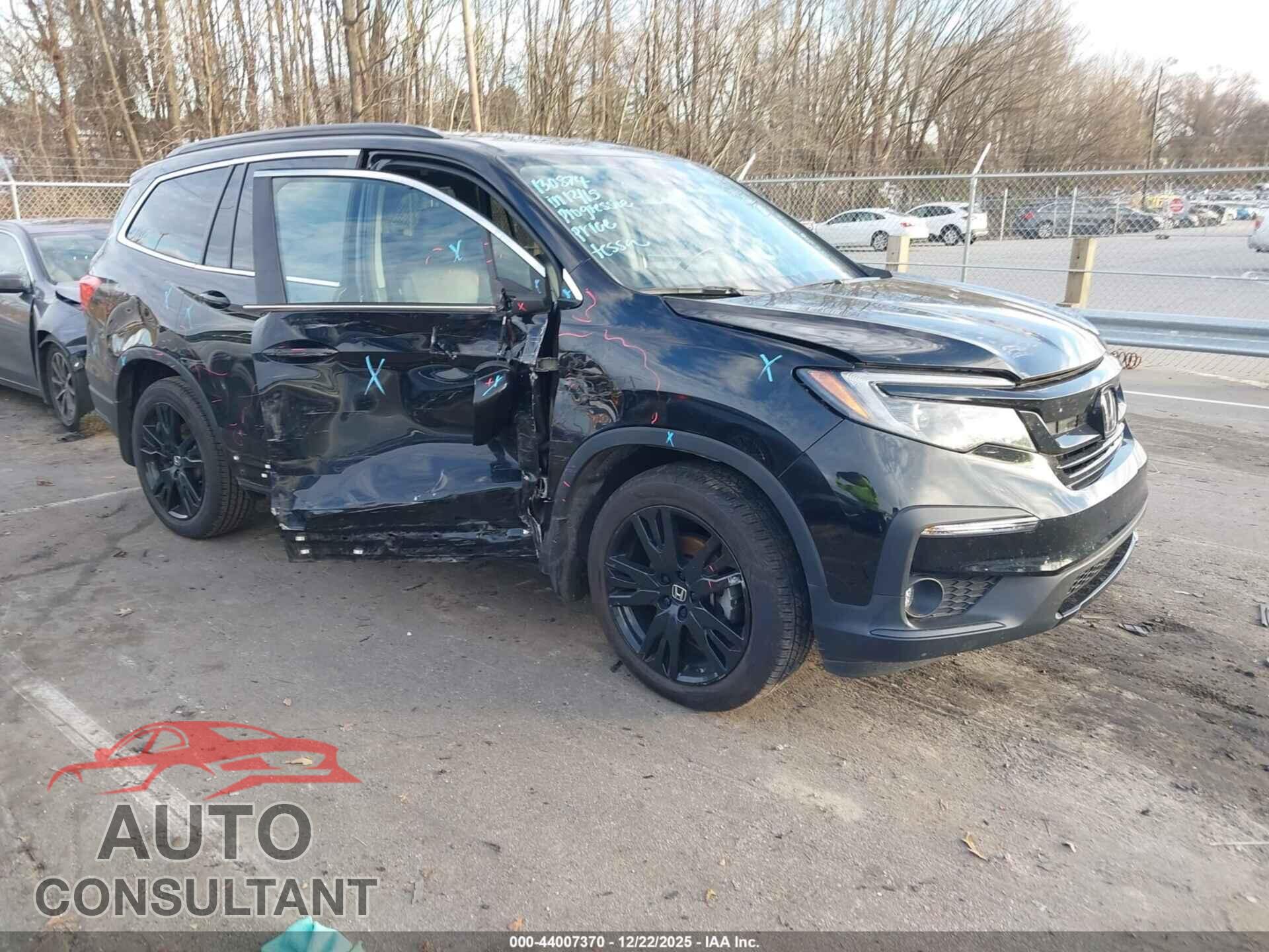 HONDA PILOT 2022 - 5FNYF5H24NB034228