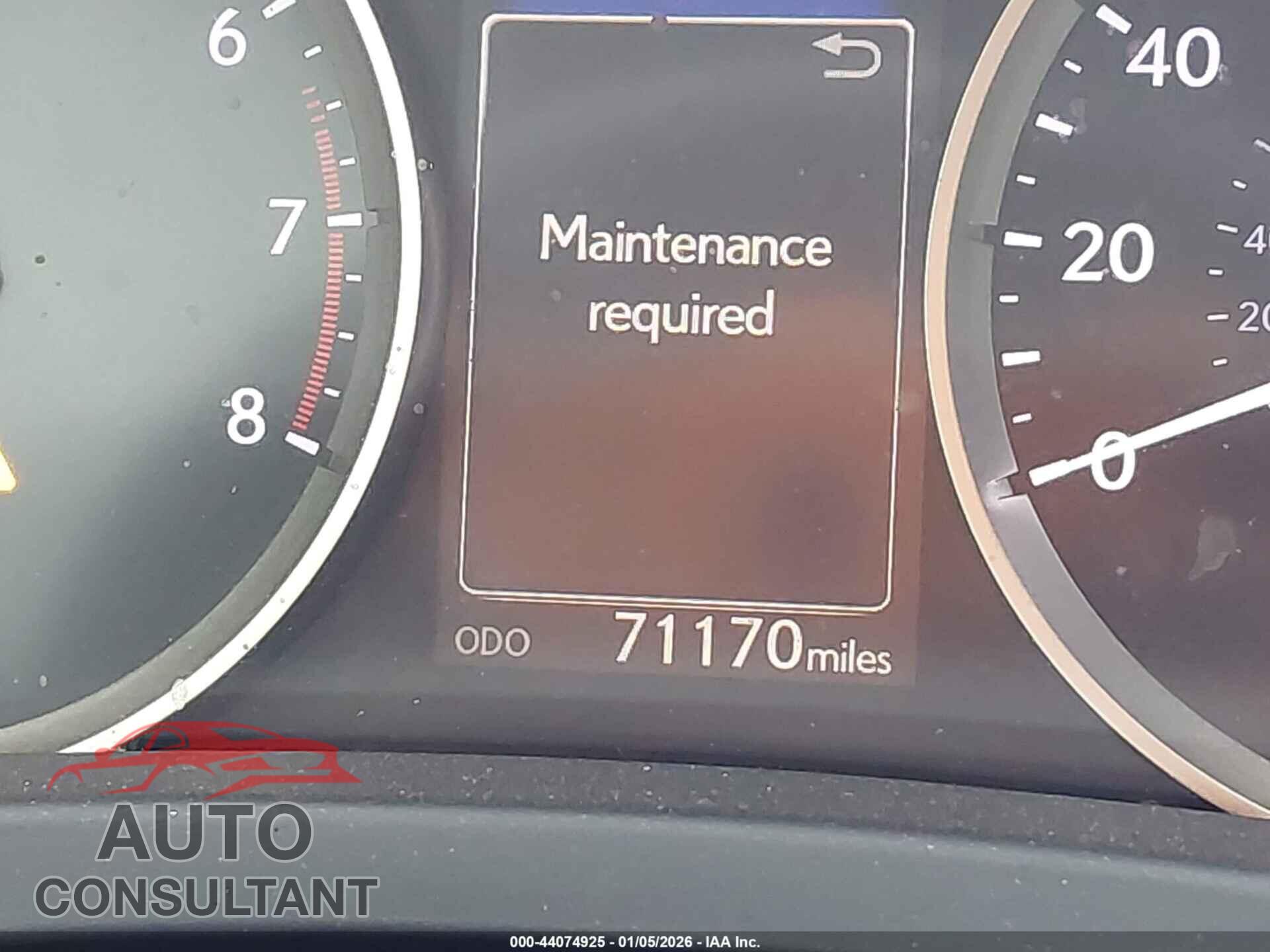 LEXUS IS 250 2014 - JTHCF1D28E5003511