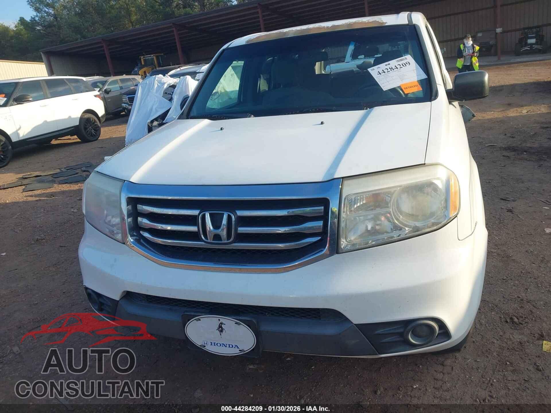 HONDA PILOT 2013 - 5FNYF3H20DB024671