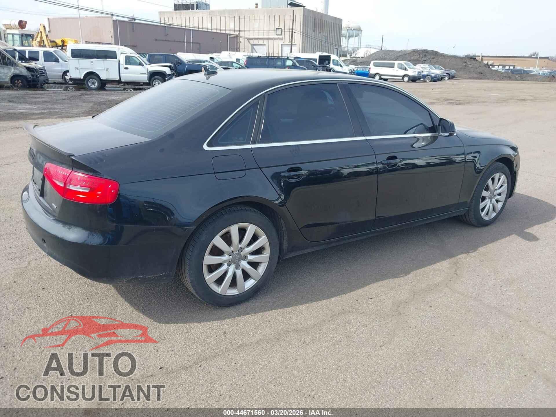 AUDI A4 2013 - WAUBFAFL2DN032209