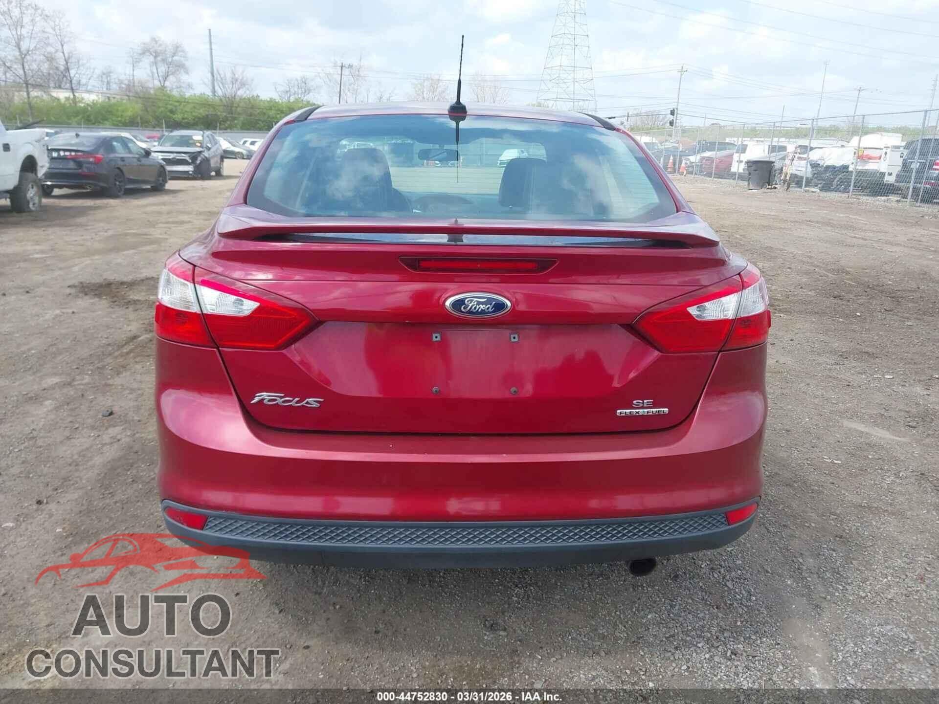 FORD FOCUS 2013 - 1FADP3F26DL188640