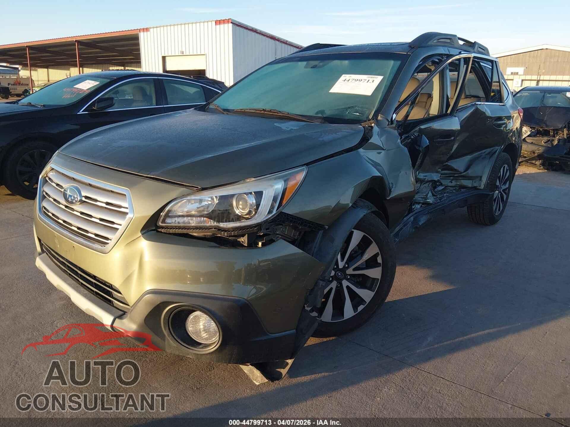 SUBARU OUTBACK 2016 - 4S4BSBNC2G3230516