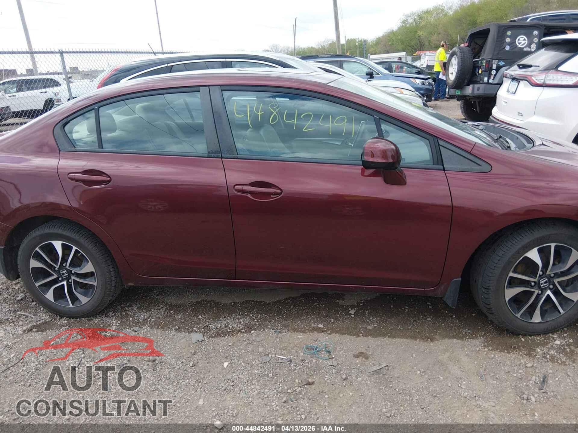 HONDA CIVIC 2013 - 19XFB2F94DE013093