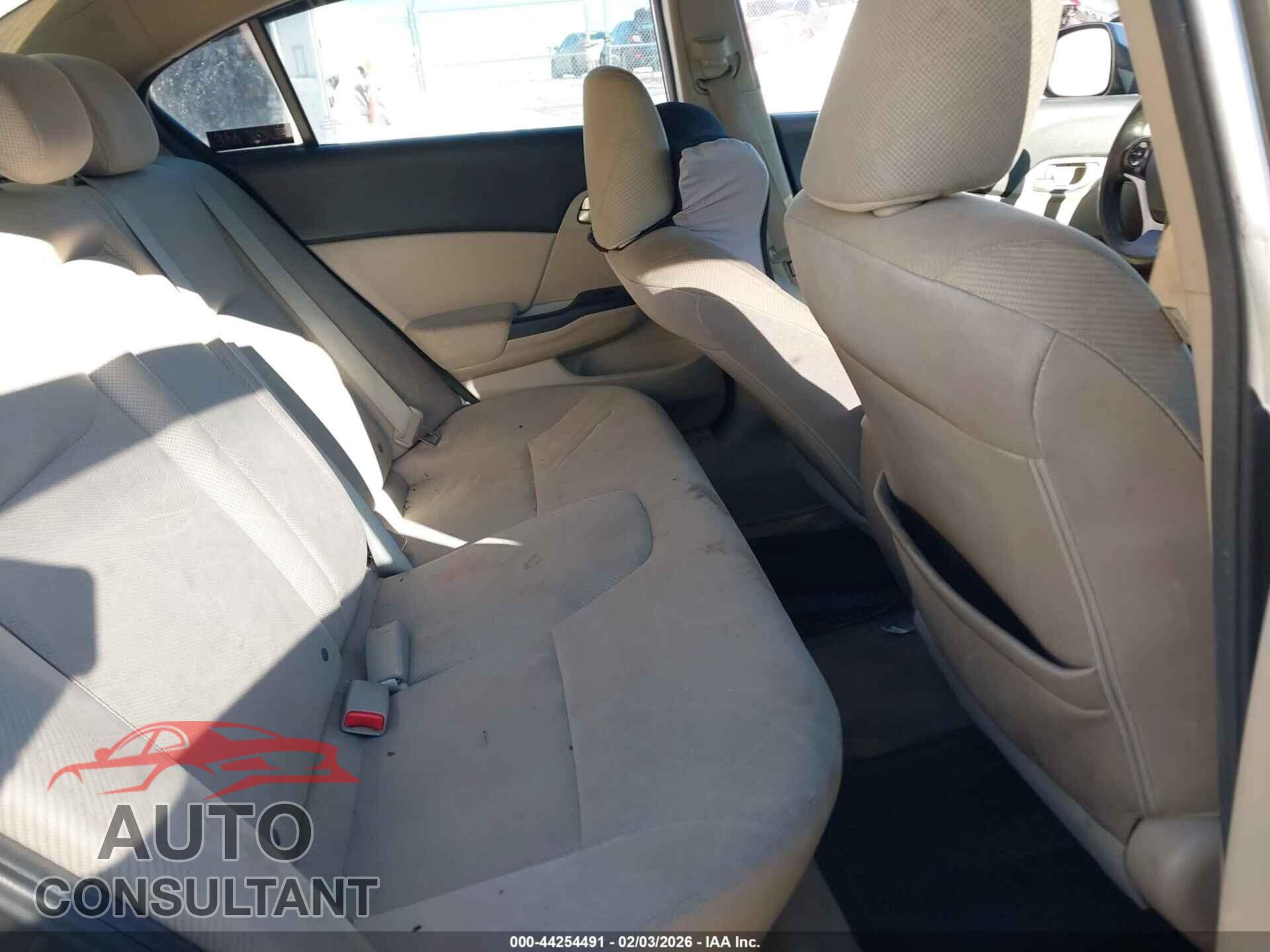 HONDA CIVIC 2012 - 19XFB2F80CE383706