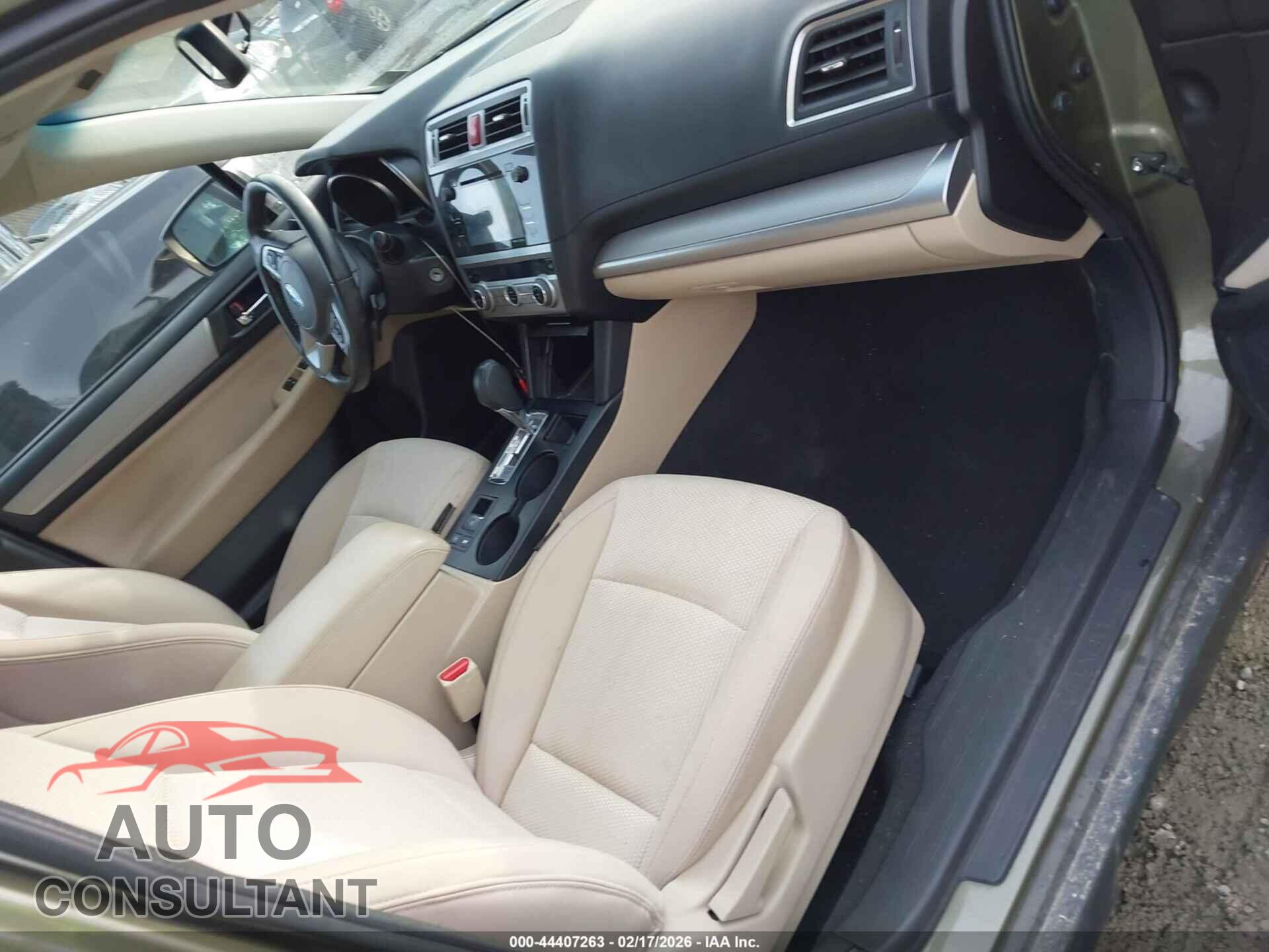 SUBARU OUTBACK 2016 - 4S4BSBDC3G3315575