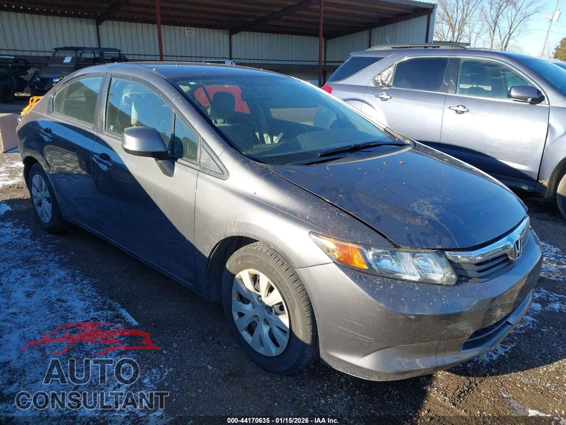 HONDA CIVIC 2012 - 19XFB2F58CE085023