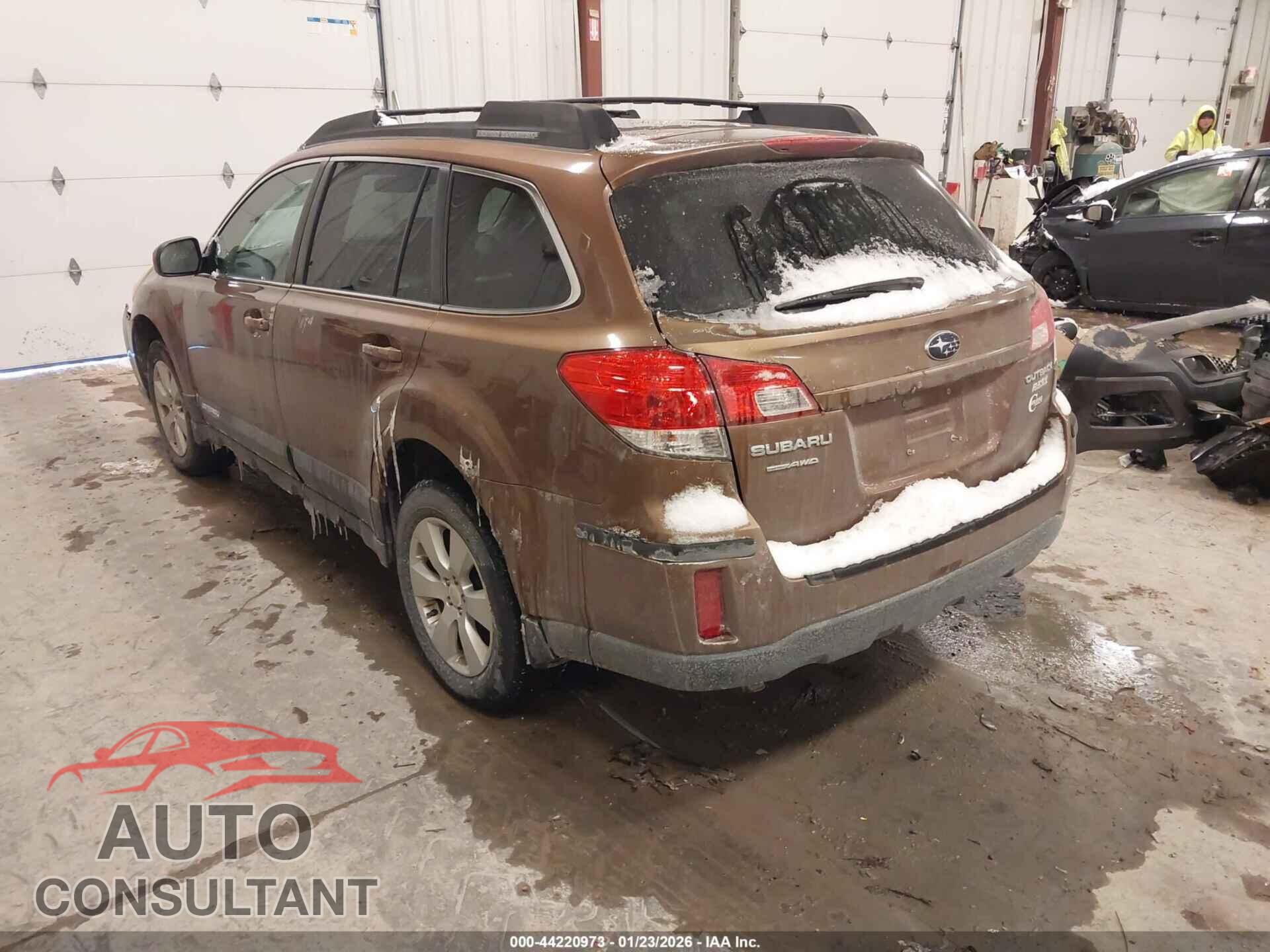SUBARU OUTBACK 2011 - 4S4BRBCC2B3312446